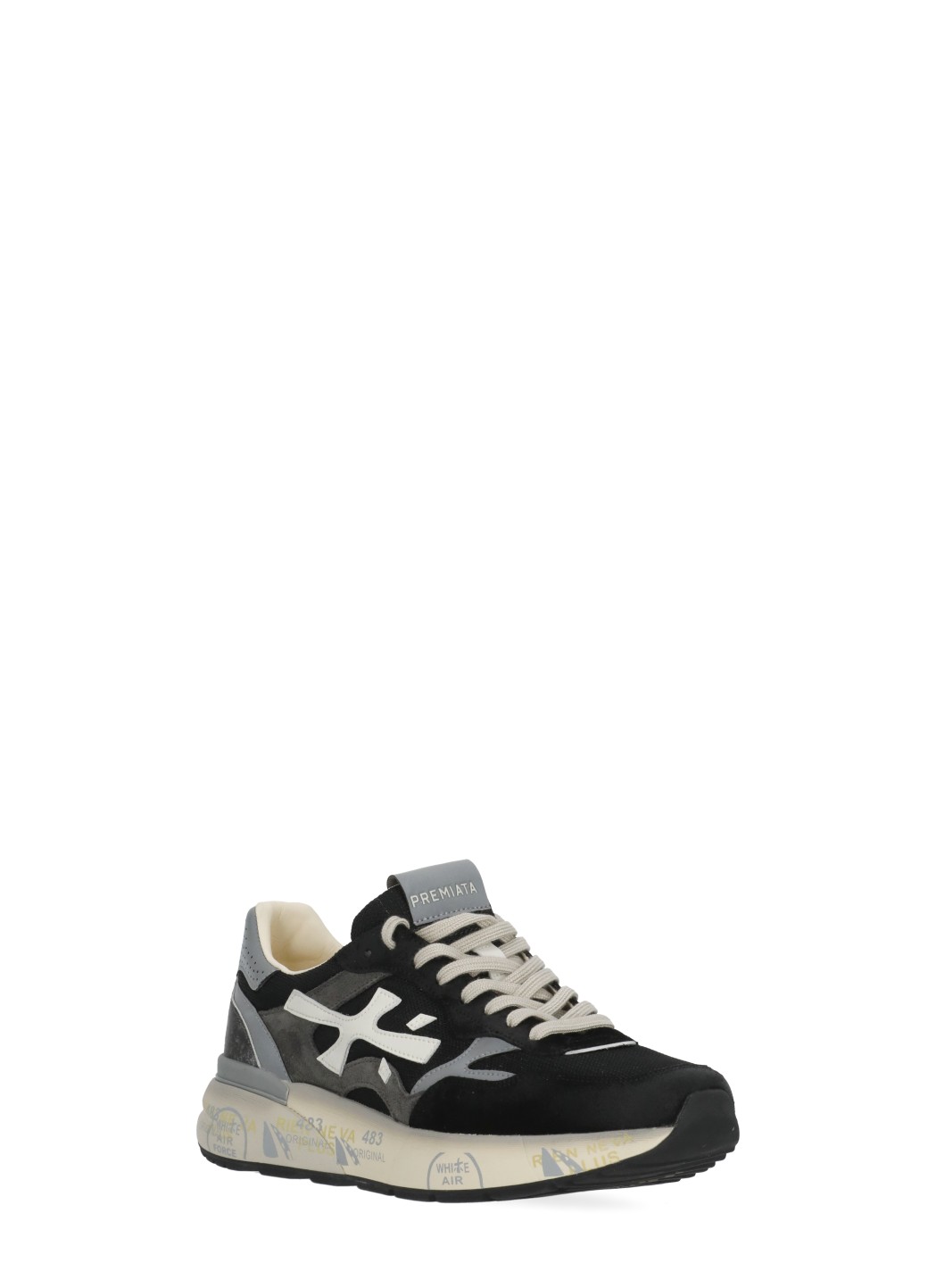 White Premiata Sneakers Black MICK018119 (PREMIATA / スニーカー ) | PREMIATA (プレミアータ)(1)