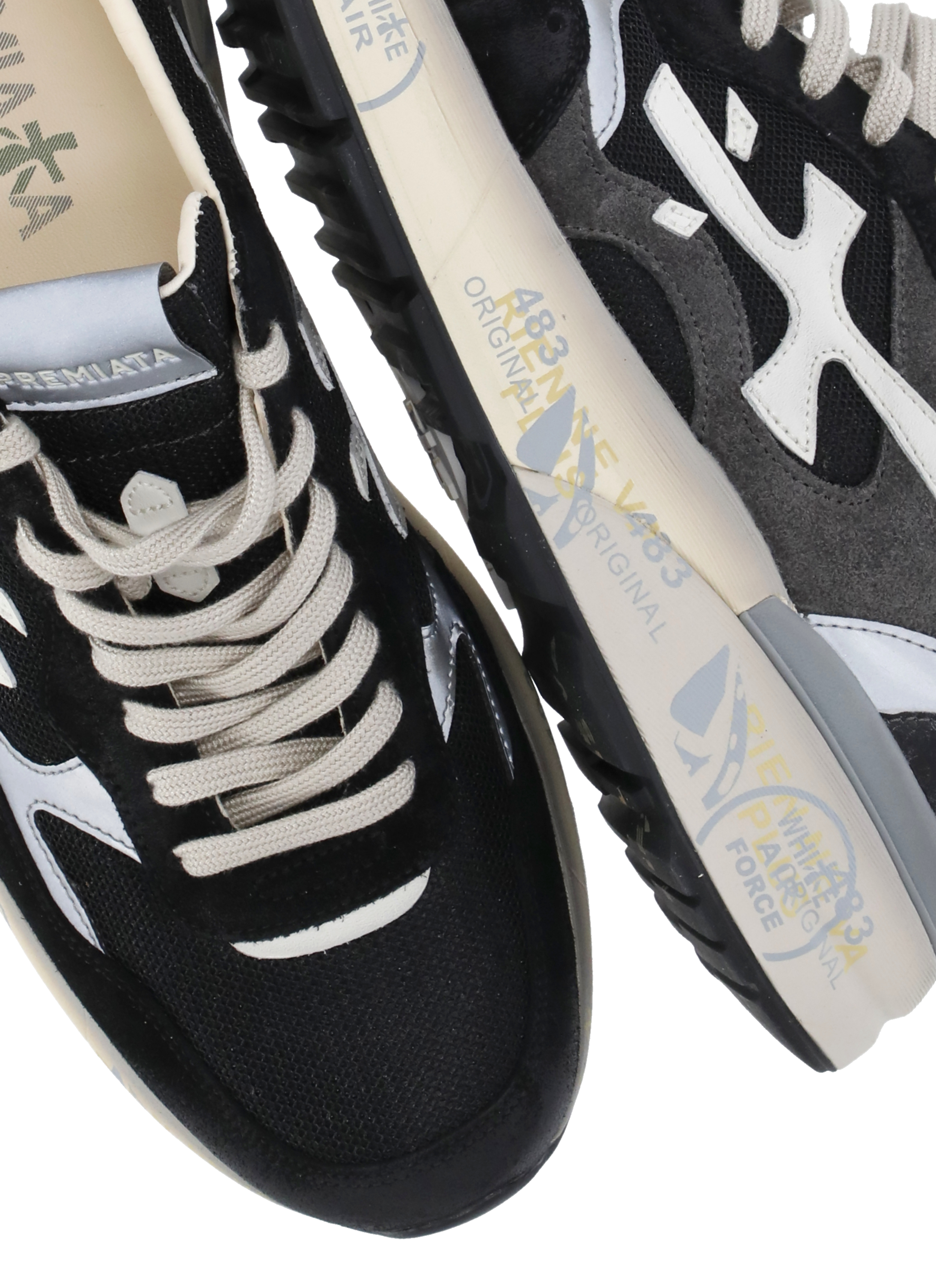 White Premiata Sneakers Black MICK018119 (PREMIATA / スニーカー ) | PREMIATA (プレミアータ)(4)