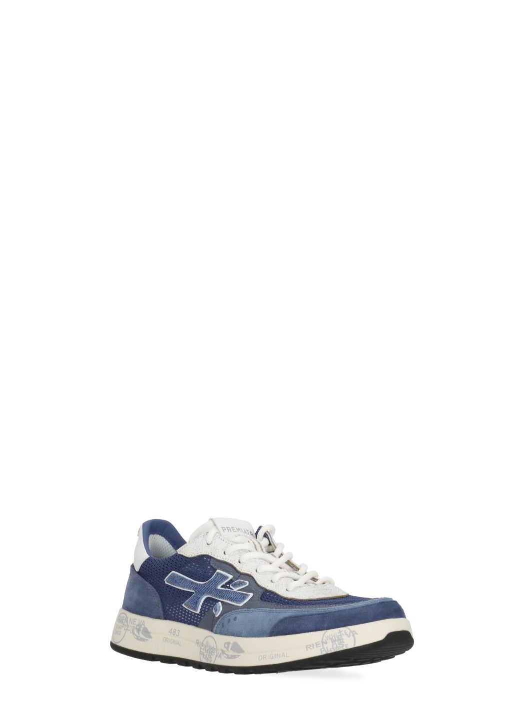 White Premiata Sneakers Blue NOUS8067 (PREMIATA / スニーカー ) | PREMIATA (プレミアータ)(1)