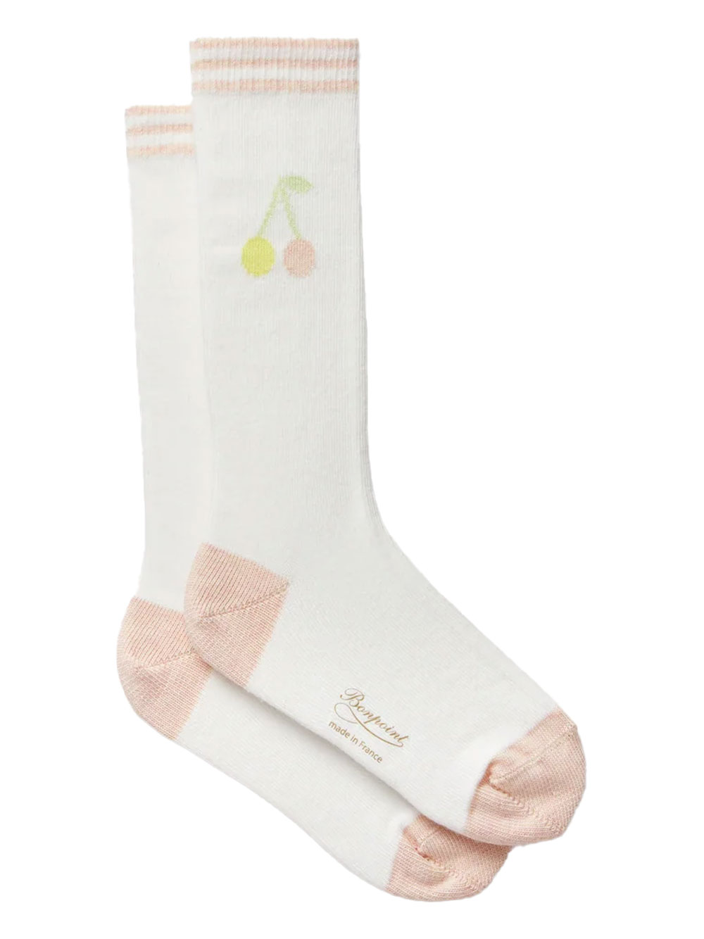 LIATRIS MILK WHITE SOCKS WITH CHERRY S06GUNK00003002 (Bonpoint / アンダーウェア ) | Bonpoint (ボンポワン)