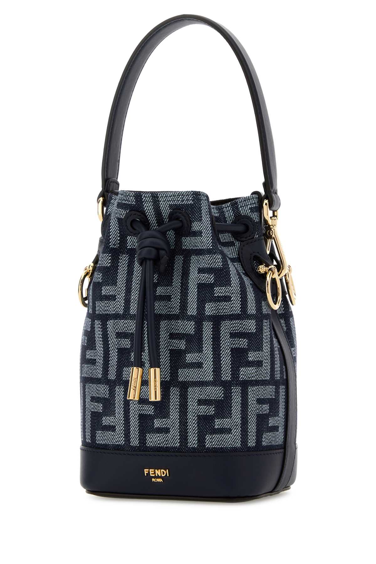 Embellished denim mini Mon Tresor bucket bag 8BS109AWVAF0NAP (FENDI / ハンドバッグ・ショルダーバッグ ) | FENDI (フェンディ)(1)