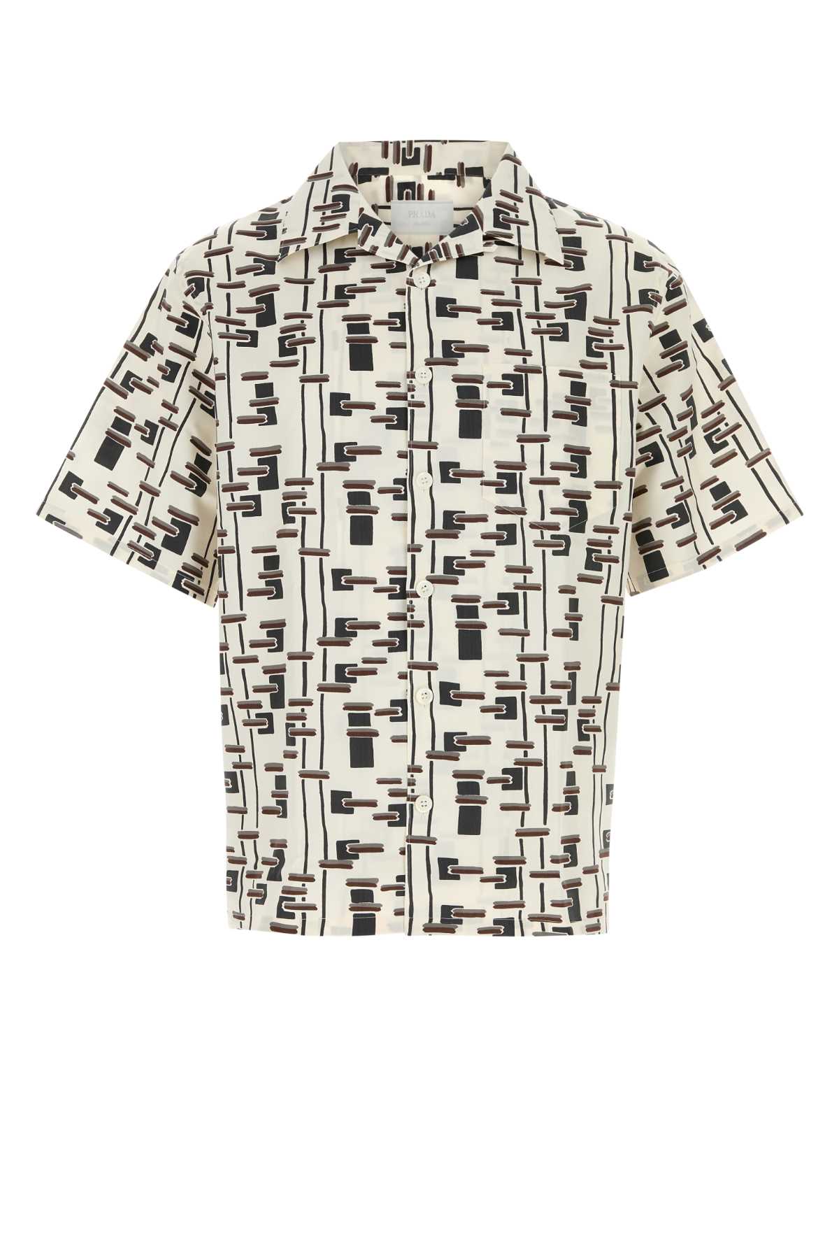 Printed poplin shirt UCS414SUMO19GWF0S8V (Prada / シャツ・ブラウス ) | Prada (プラダ)