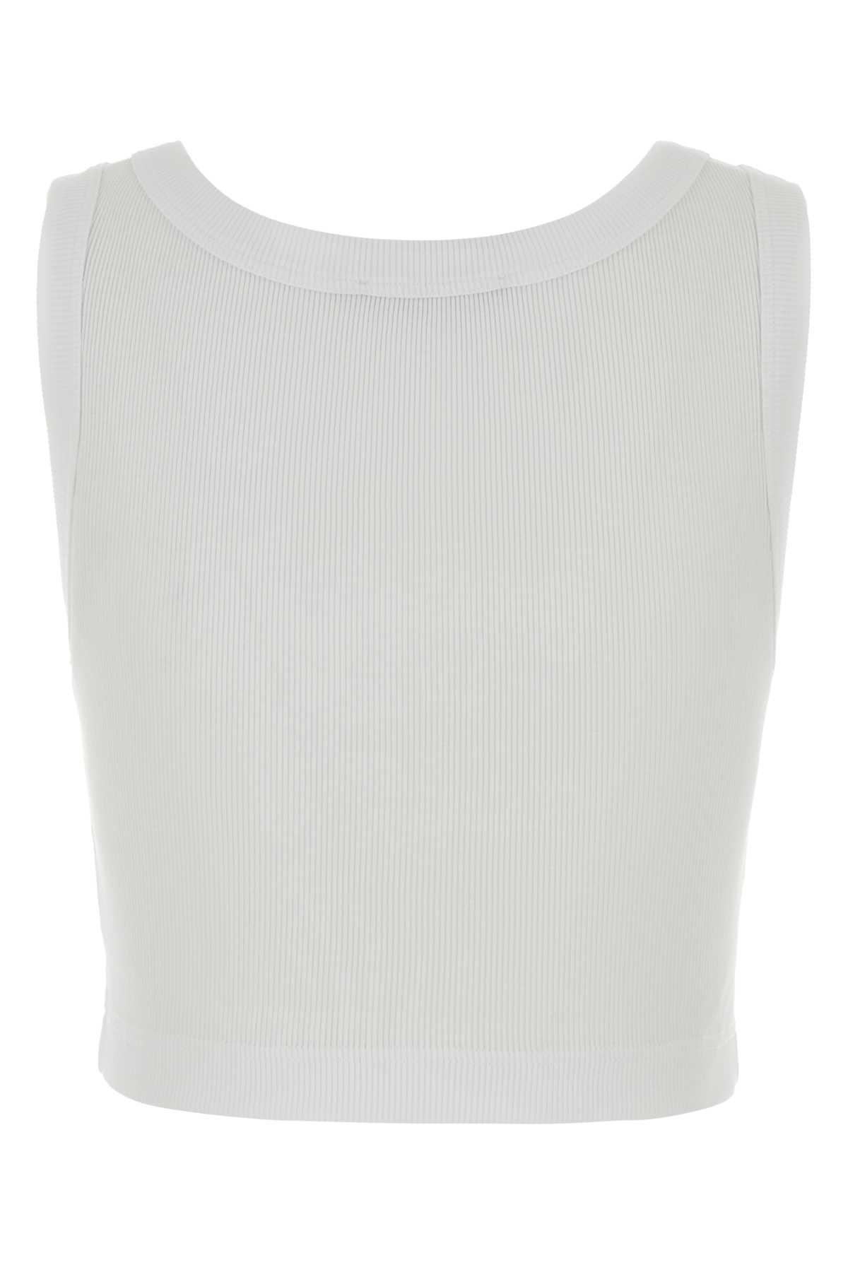 White cotton tank top F8W42TFU7AVW0800 (Dolce & Gabbana / タンクトップ・キャミソール ) | Dolce & Gabbana (ドルチェガッバーナ)(1)