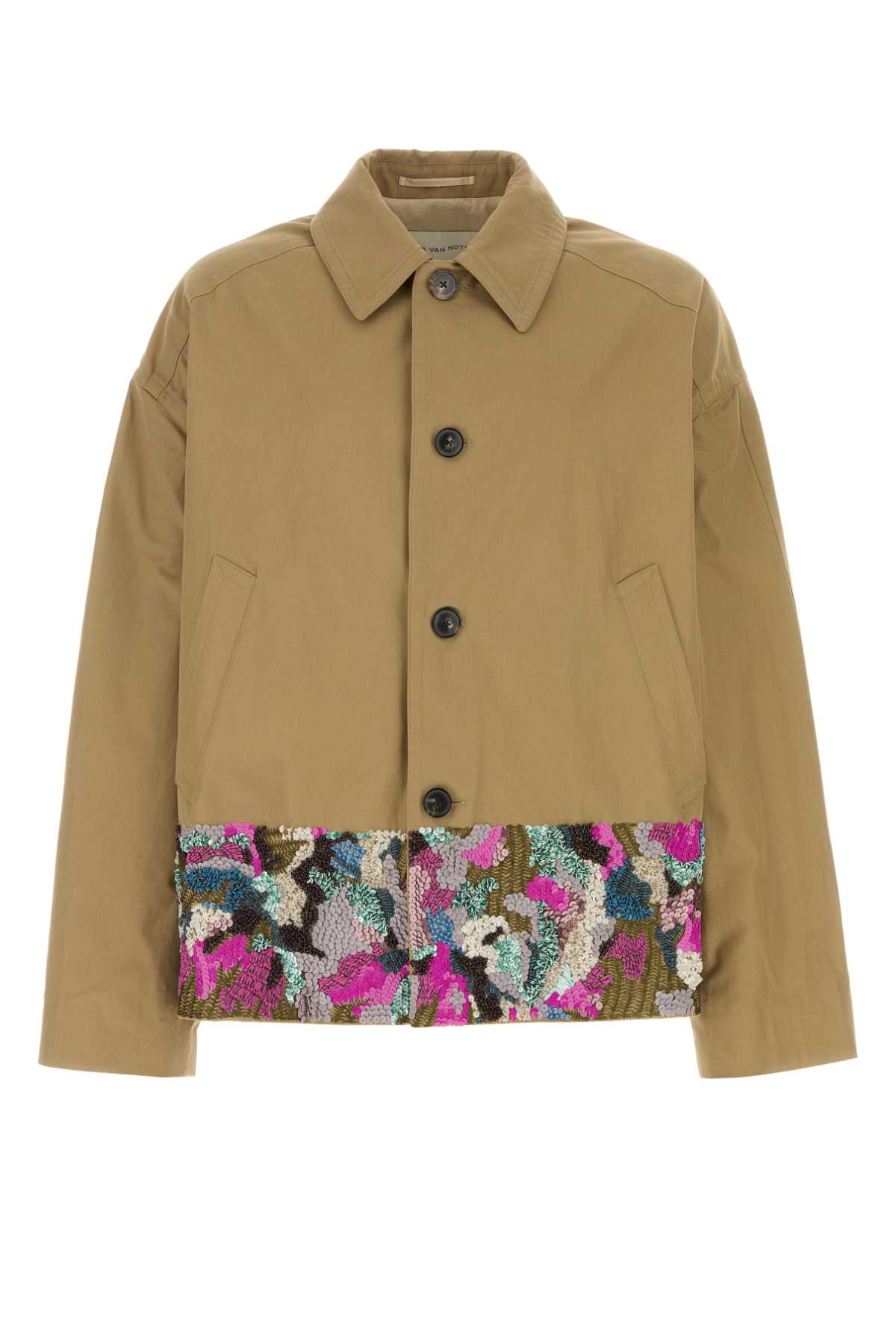 Camel cotton Robinson overcoat 2610202343103102 (Dries Van Noten / カジュアルジャケット ) | Dries Van Noten (ドリスヴァンノッテン)