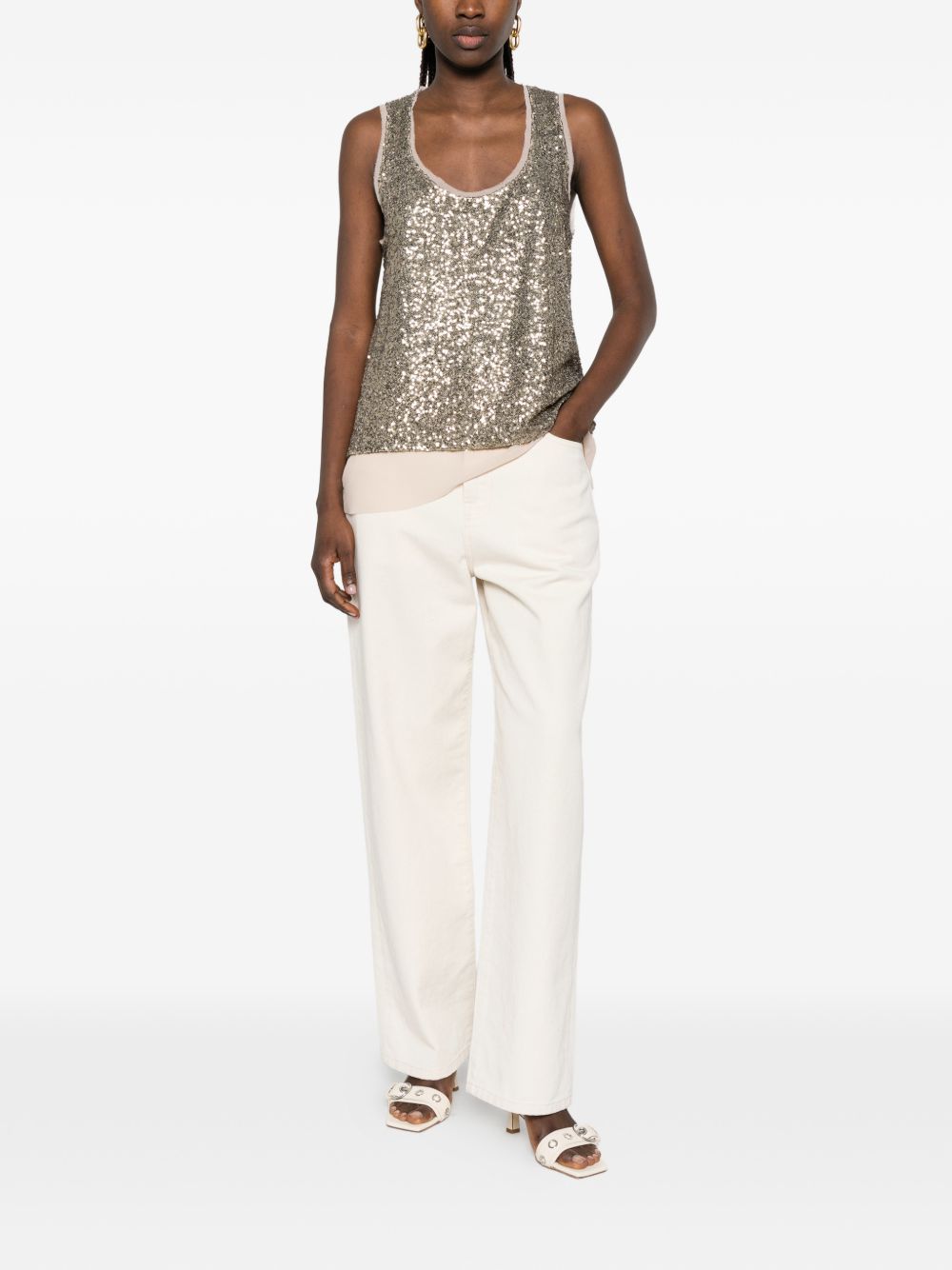 Pinko T-shirts and Polos Golden 107743A3ODBOLLICINEH55 (PINKO / タンクトップ・キャミソール ) | PINKO (ピンコ)(2)