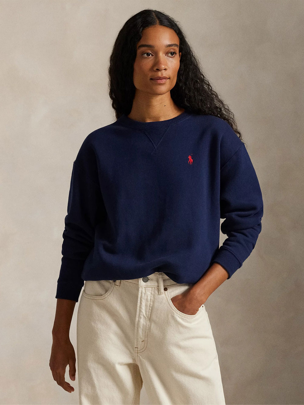 【即日発送】　新品　ヴィンテージ　ポロラルフローレン　レディース COTTON FLEECE CREWNECK SWEATSHIRT 211971690003（スウェット