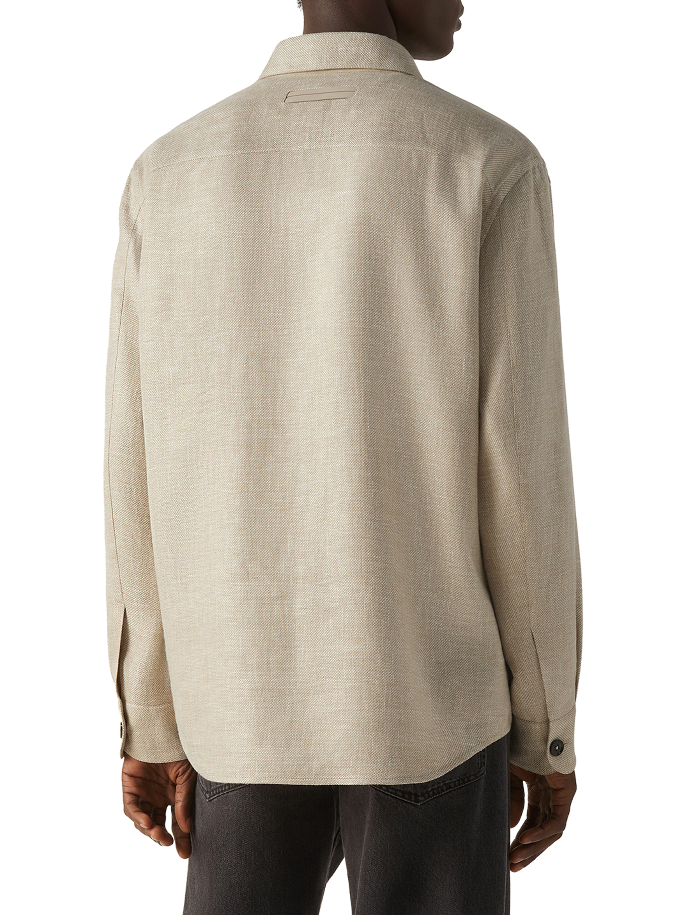 OVERSHIRT IN CASHMERE LINEN AND SILK UHV75A3SOT52N03G (ZEGNA / シャツ・ブラウス ) | ZEGNA (ゼニア)(3)