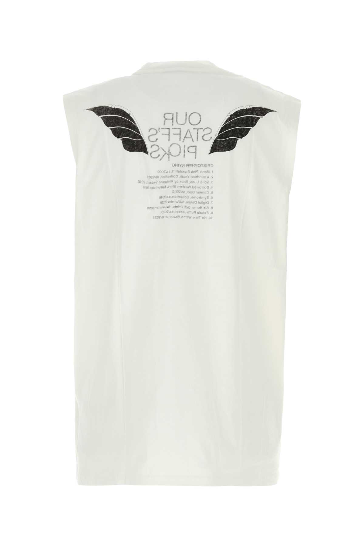 White cotton oversize tank top M2266BSPSTAPICPRI (OUR LEGACY / タンクトップ・キャミソール ) | OUR LEGACY (アワーレガシー)(1)