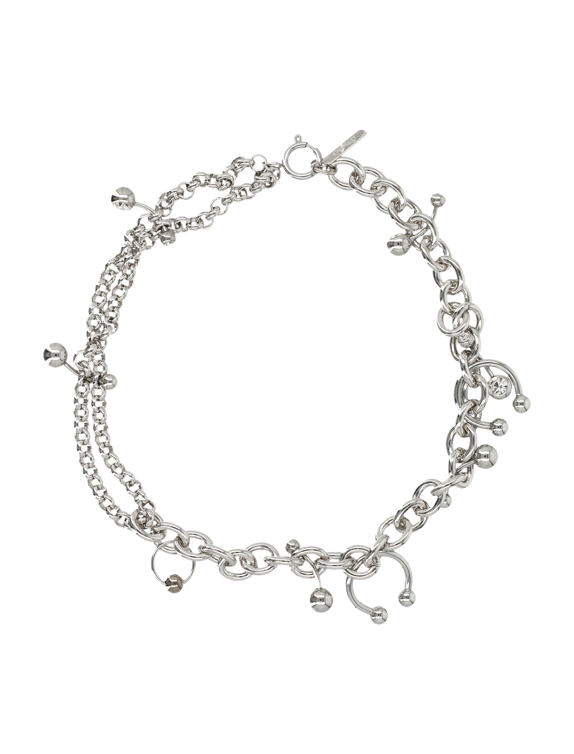 JUSTINE CLENQUET Accessories Silver HOLLYNECKLACEPALLADIUM (JUSTINE CLENQUET / ネックレス ) | JUSTINE CLENQUET (ジュスティーヌ クランケ)