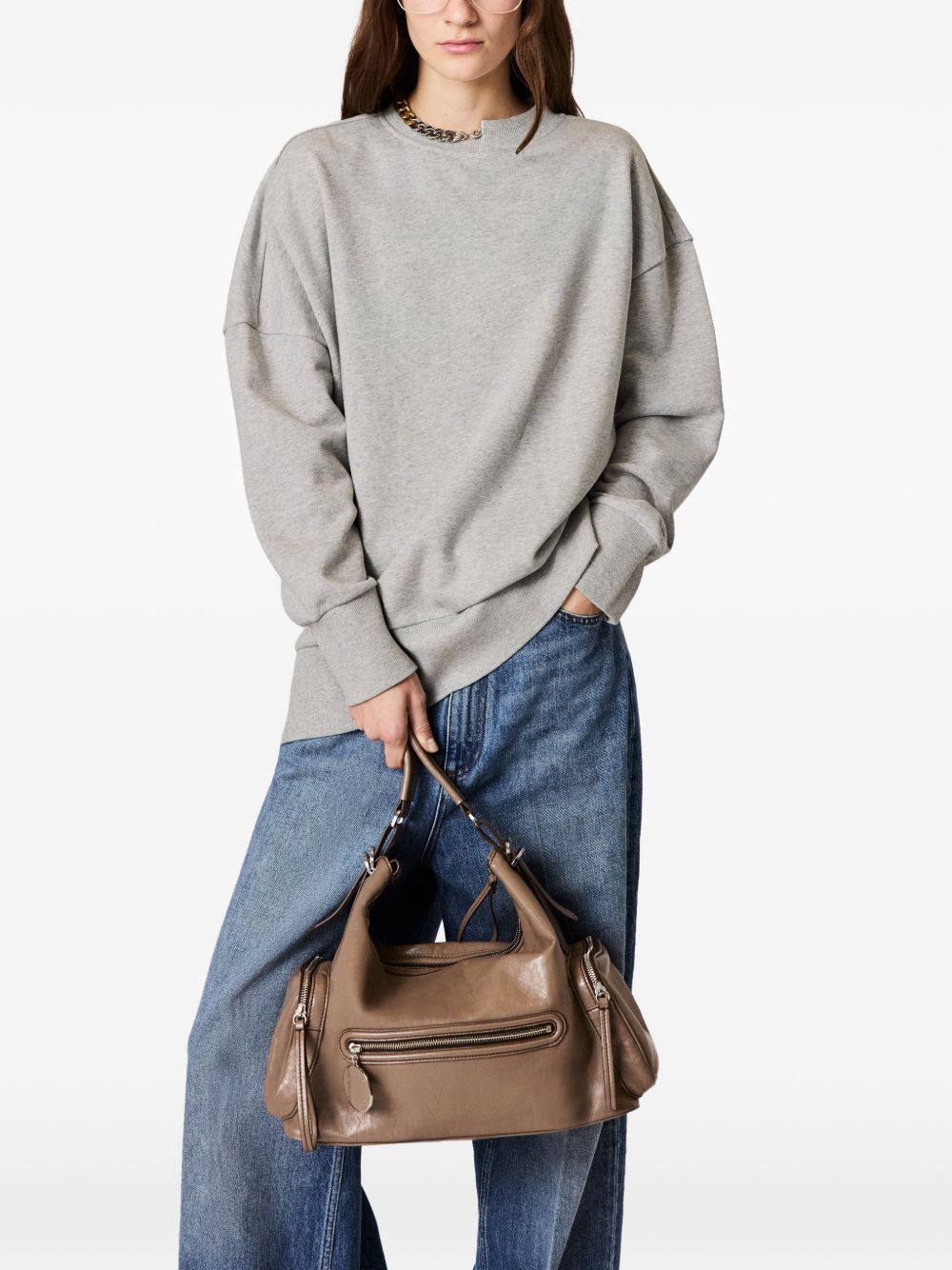 Stella McCartney Bags.. Grey 7B0178WP06322802 (Stella McCartney / ハンドバッグ・ショルダーバッグ ) | Stella McCartney (ステラ マッカートニー)(4)