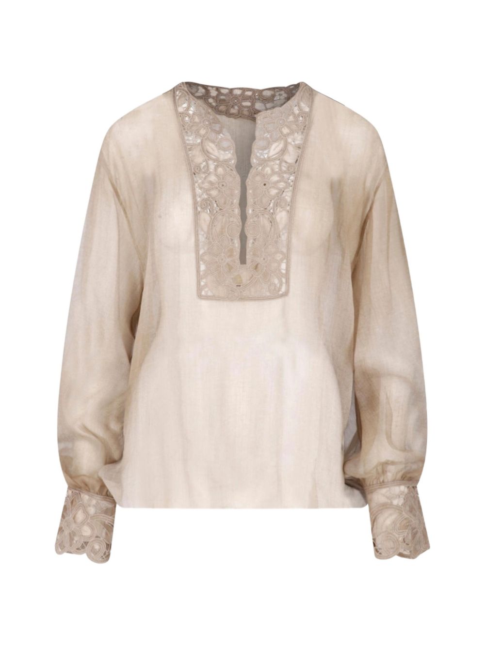 Ermanno Scervino Shirts D482K766RFWBS4850 (ERMANNO SCERVINO / シャツ・ブラウス ) | ERMANNO SCERVINO (エルマンノ シェルヴィーノ)