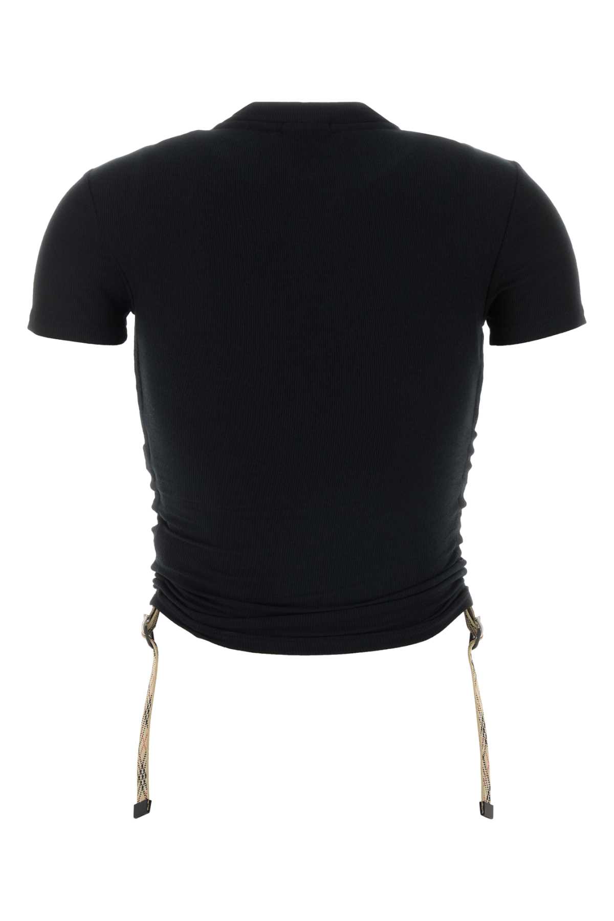 Black stretch cashmere blend t-shirt 8117068A1189 (Burberry / Tシャツ・カットソー ) | Burberry (バーバリー)(1)