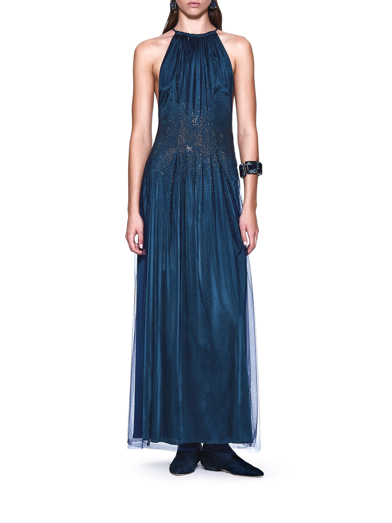 JERSEY DRESS WITH RHINESTONE DETAIL GW003795AF24627FB273 (GIORGIO ARMANI / ワンピース・ドレス・オールインワン ) | GIORGIO ARMANI (ジョルジオ アルマーニ)(1)