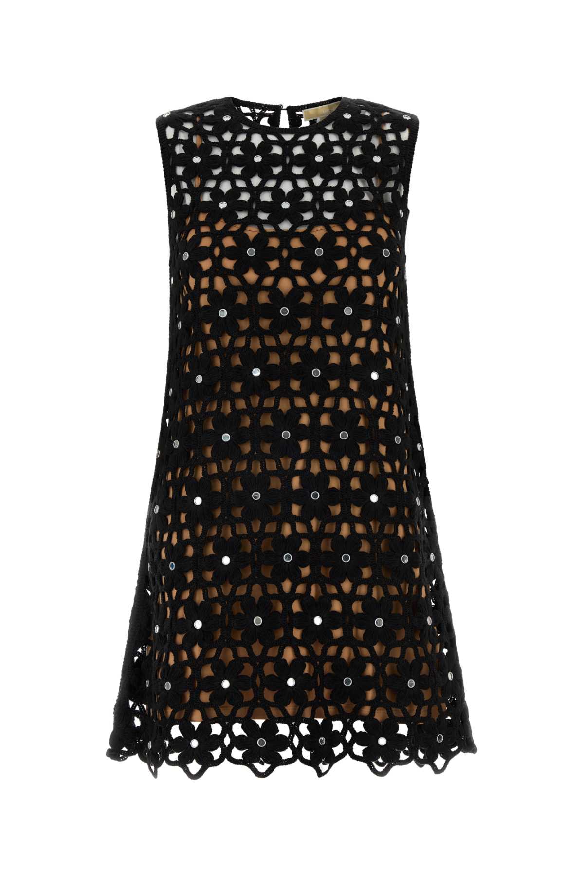 Black crochet mini dress MS683CWKNENERO (MICHAEL MICHAEL KORS / ワンピース・ドレス・オールインワン ) | MICHAEL MICHAEL KORS (マイケル・マイケル・コース)