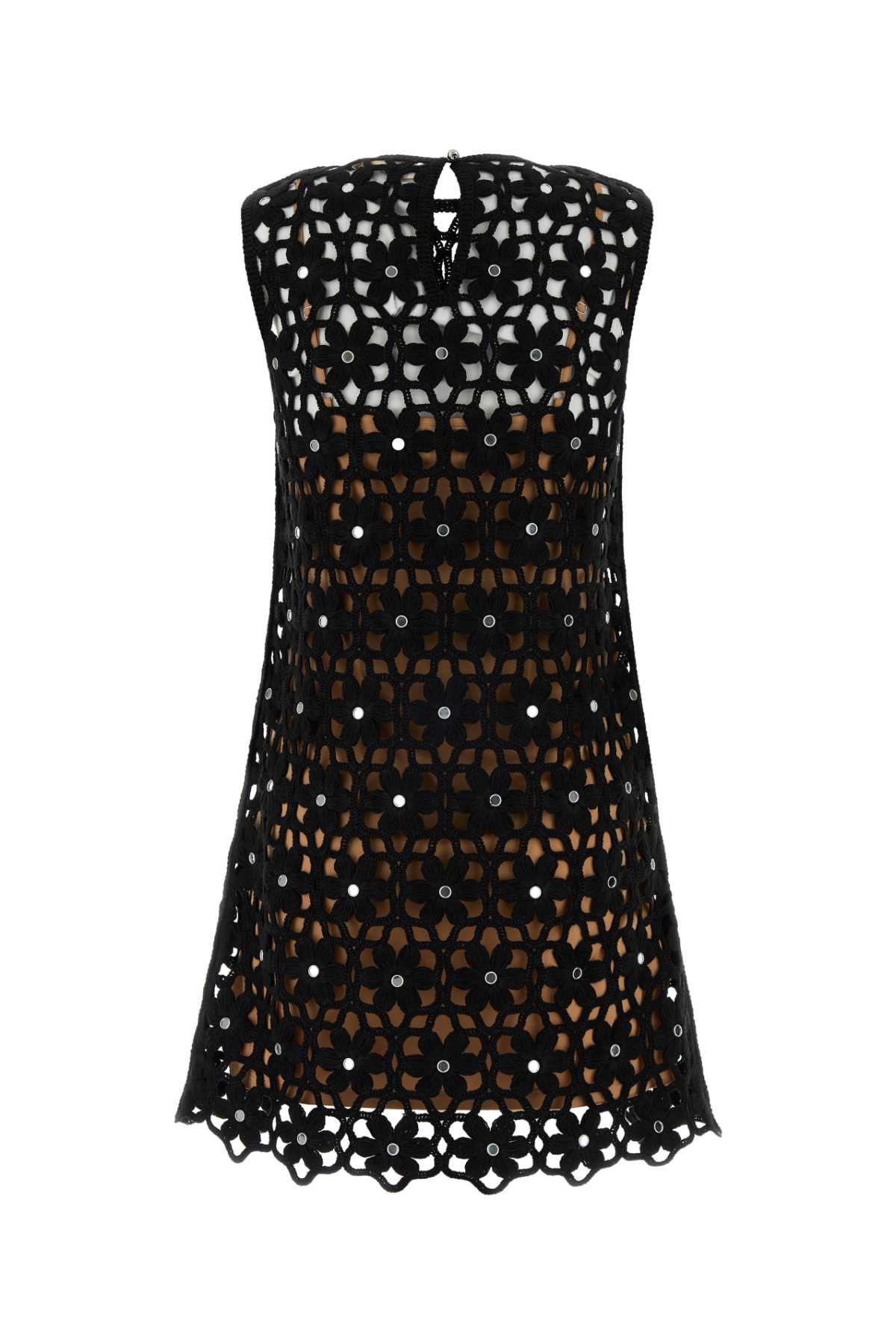 Black crochet mini dress MS683CWKNENERO (MICHAEL MICHAEL KORS / ワンピース・ドレス・オールインワン ) | MICHAEL MICHAEL KORS (マイケル・マイケル・コース)(1)