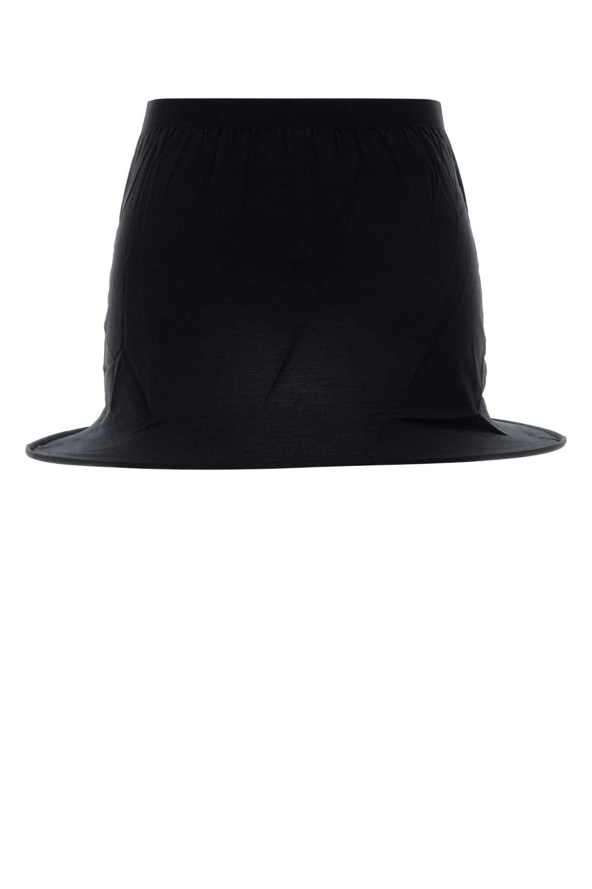 Black nylon Fina mini skirt FINAMINISKIRTBLACK (gimaguas / スカート ) | gimaguas (ギマガス)