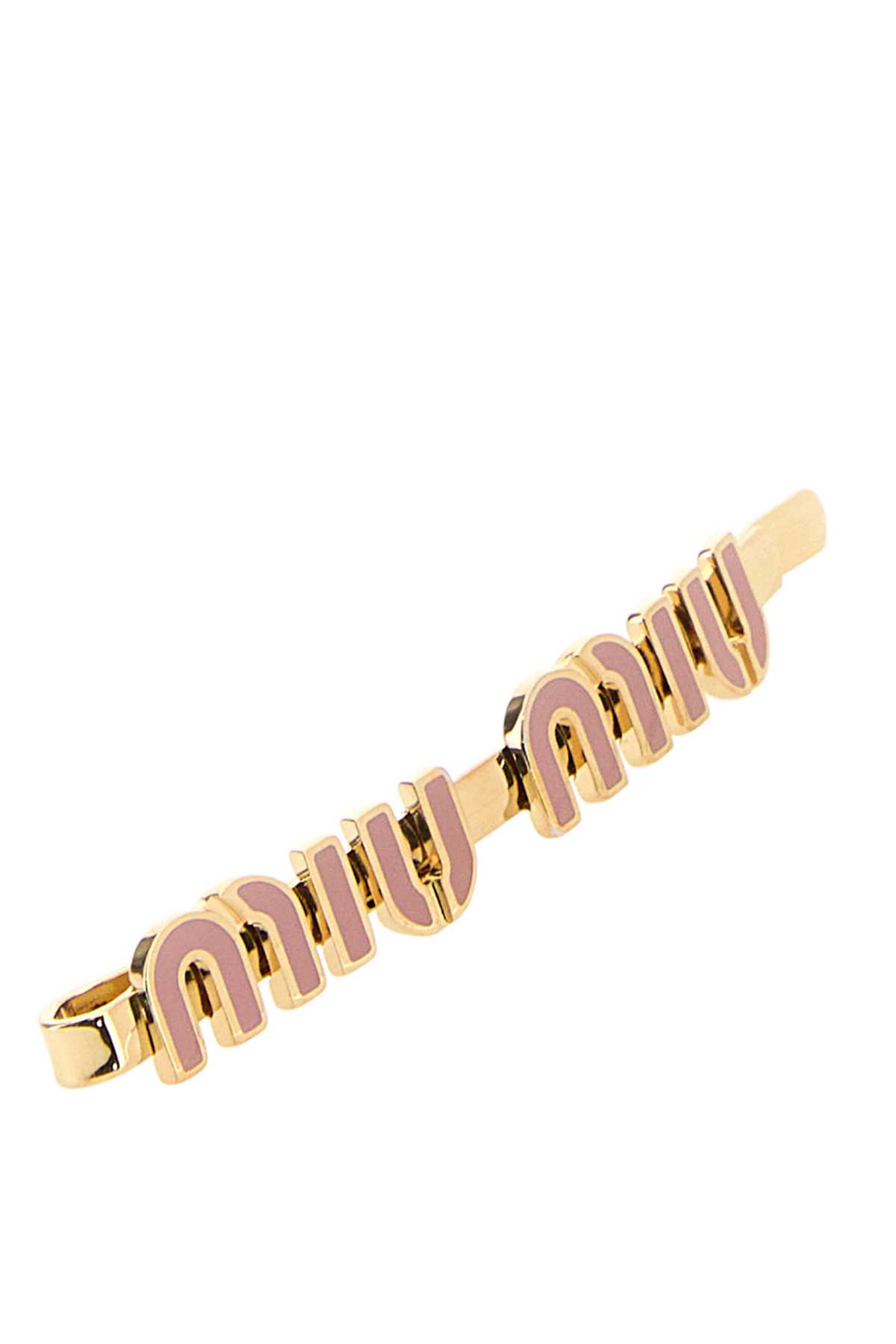 Gold metal hair clip 5IF1462F6TF0615 (MIU MIU / ヘッドアクセサリー ) | MIU MIU (ミュウミュウ)(1)