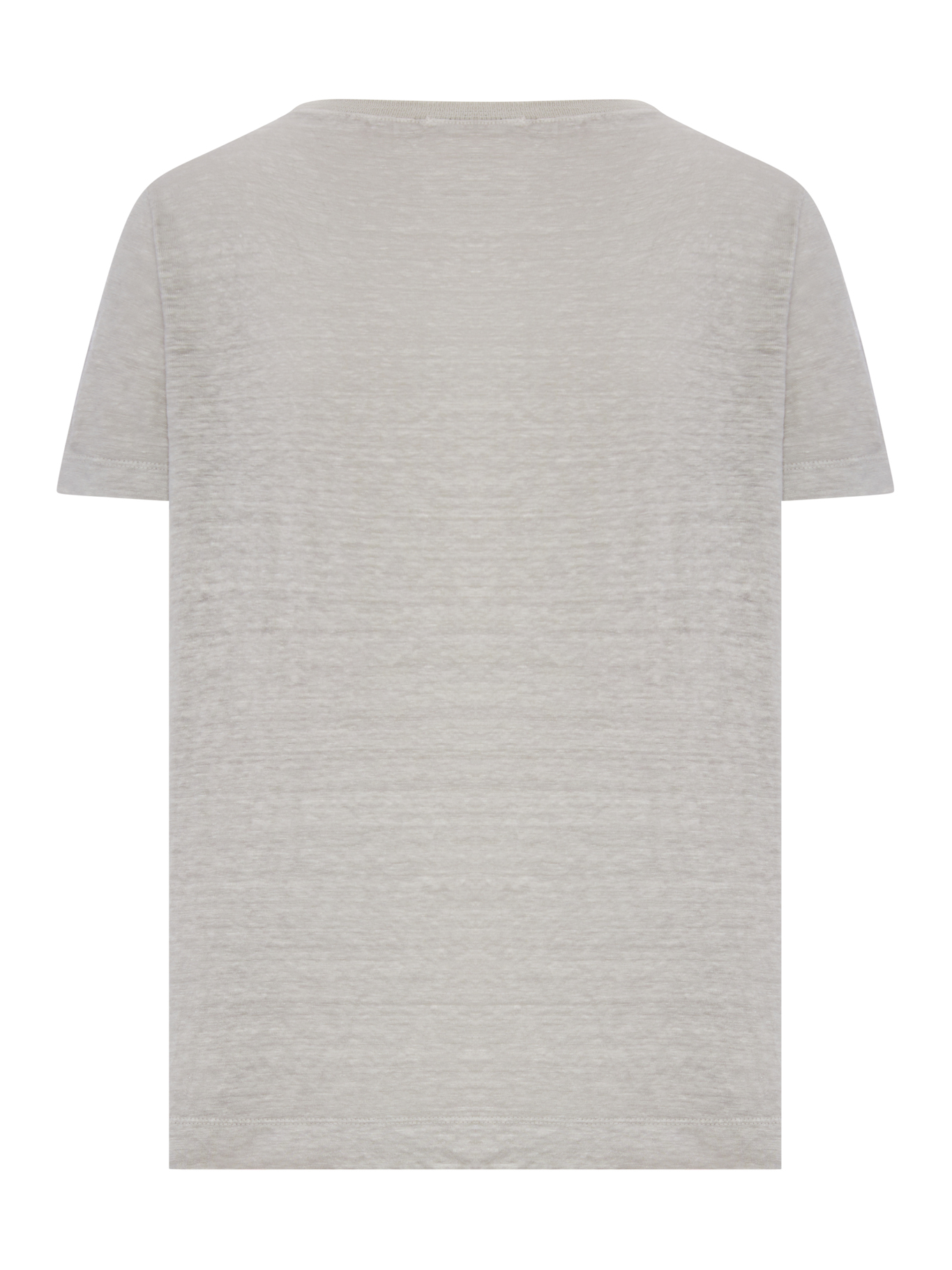 CREW NECK T-SHIRT IN MELANGE EFFECT LINEN CFDTRCK20611 (TRANSIT / Tシャツ・カットソー ) | TRANSIT (トランジット)(1)
