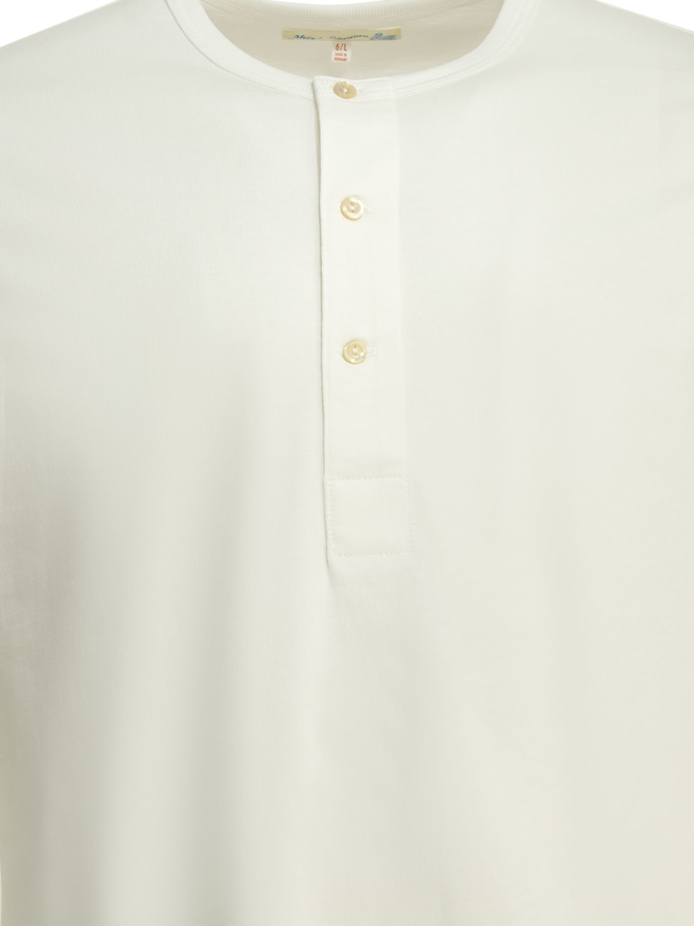 "103 Maco-Imit" Henley t-shirt 2M0701 (Merz b. Schwanen / Tシャツ・カットソー ) | Merz b. Schwanen (メルツ・ベー・シュヴァーネン)(2)