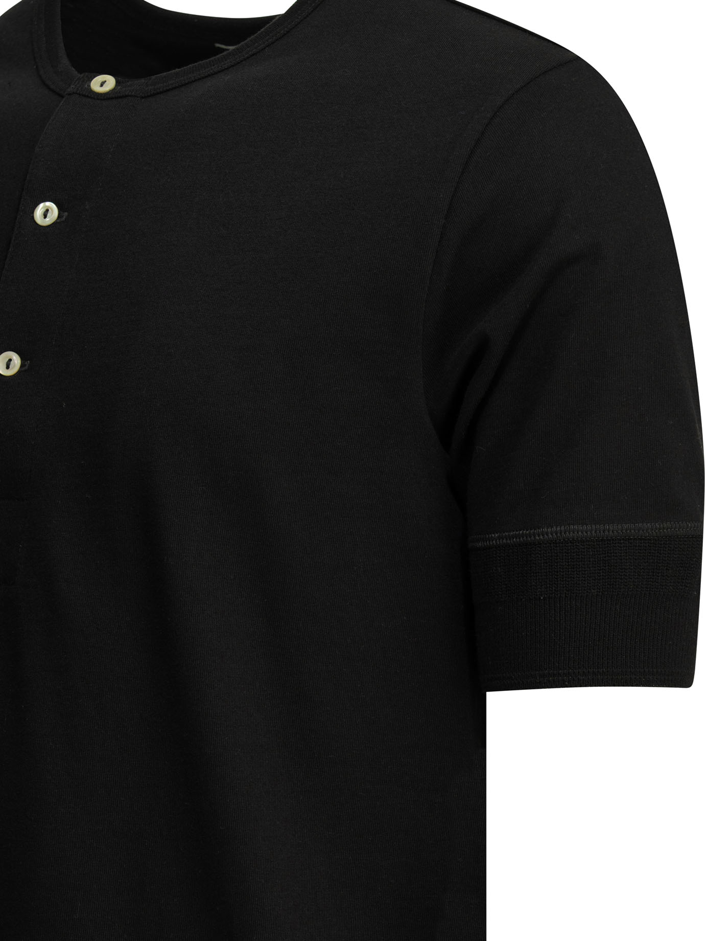 "103 Maco-Imit" Henley t-shirt 2M0799 (Merz b. Schwanen / Tシャツ・カットソー ) | Merz b. Schwanen (メルツ・ベー・シュヴァーネン)(3)