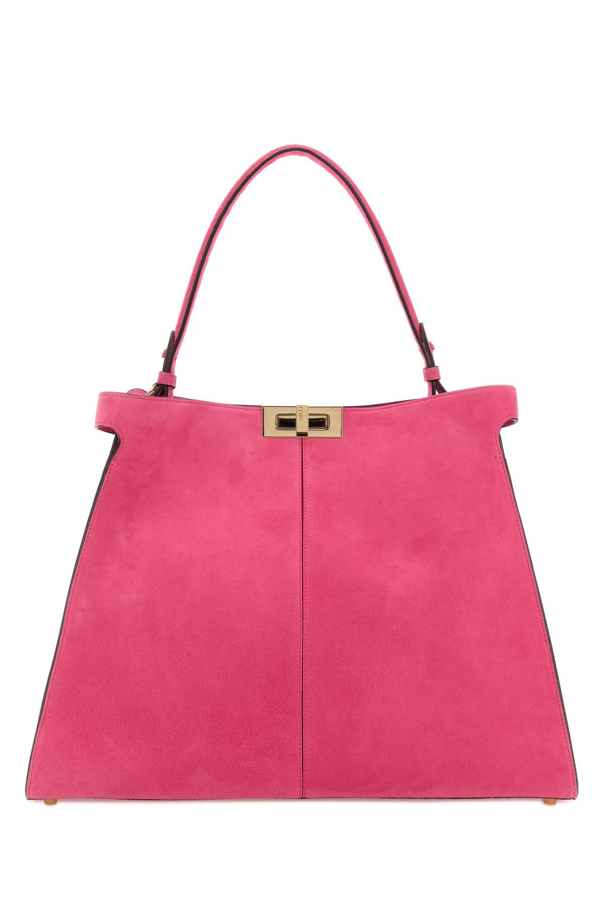 Fuchsia suede large Fendi Way shoulder bag 8BN369AGXJF1V0C (FENDI / ハンドバッグ・ショルダーバッグ ) | FENDI (フェンディ)
