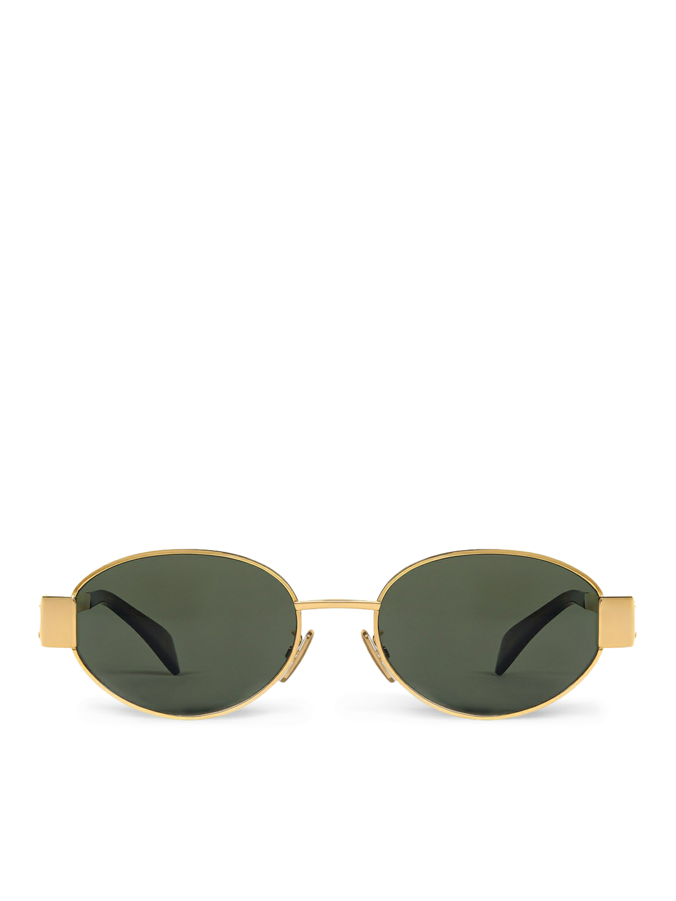 TRIOMPHE METAL 01 SUNGLASSES IN GOLD / GREEN METAL 4S235CMLB35SG (CELINE / サングラス・アイウェア ) | CELINE (セリーヌ)