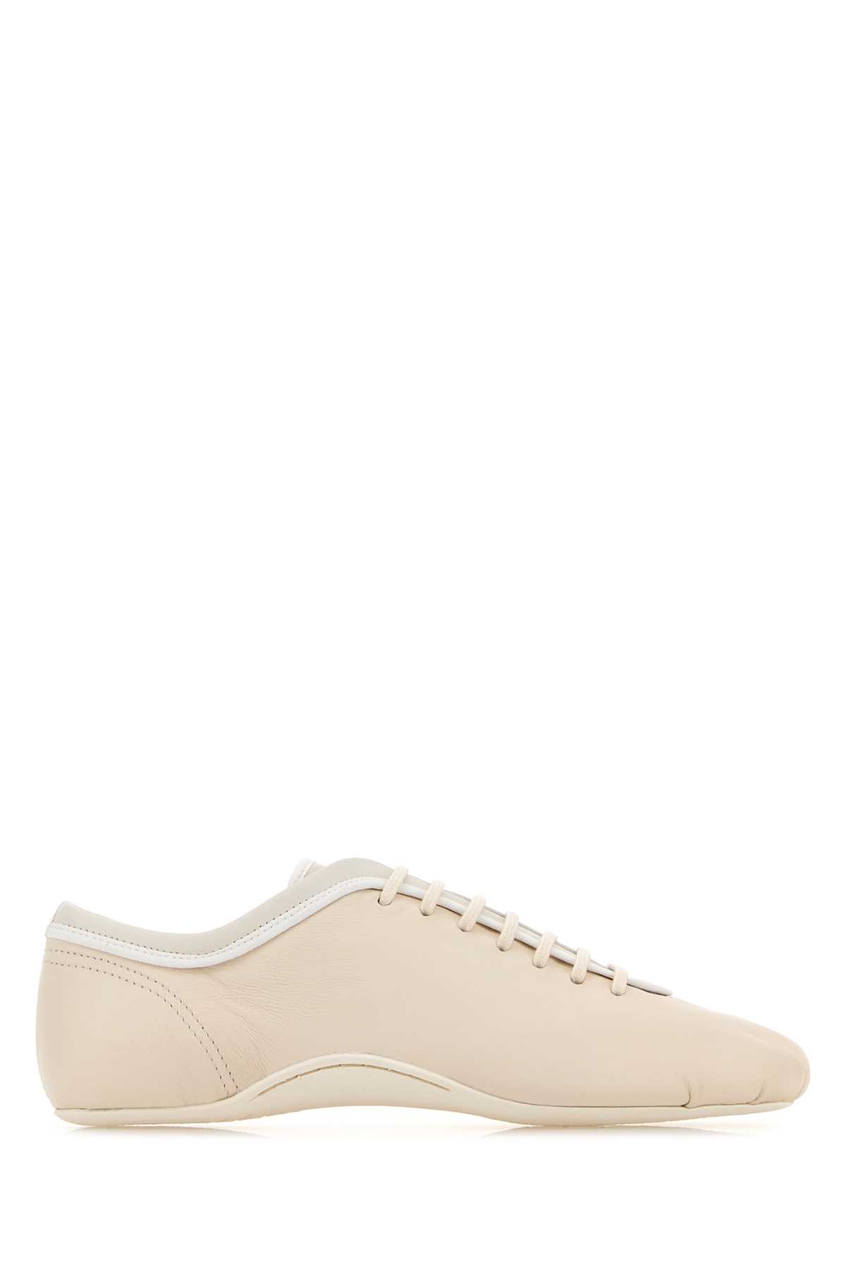 Ivory leather sneakers 2610118080118012 (Dries Van Noten / フラットシューズ ) | Dries Van Noten (ドリスヴァンノッテン)