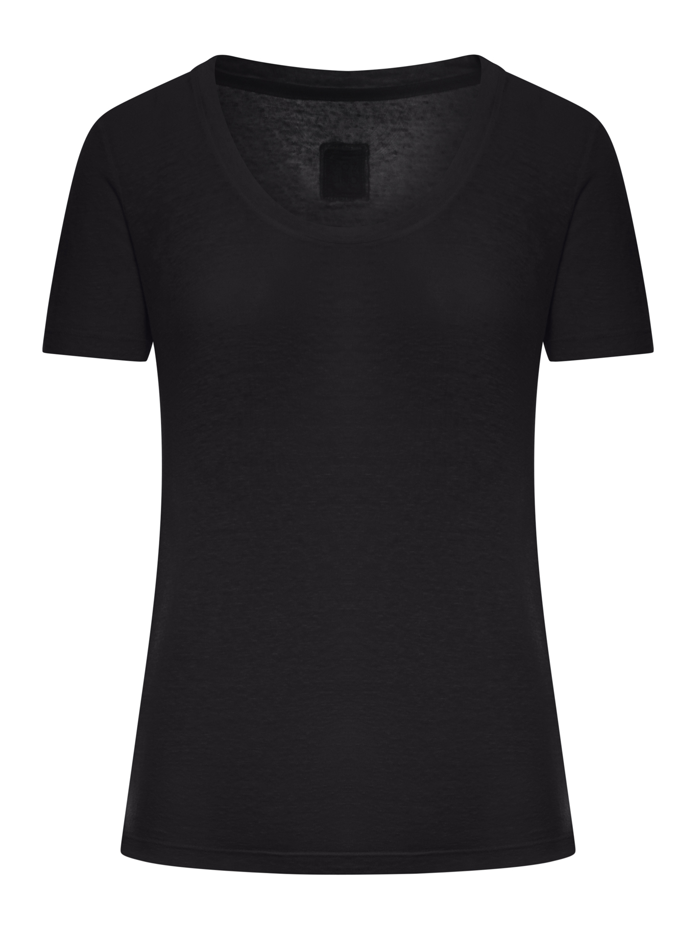 SHORT-SLEEVED T-SHIRT WITH WIDE NECKLINE 33ALIW7761000B568S00S0065R (120% lino / Tシャツ・カットソー ) | 120% lino (120% リノ)