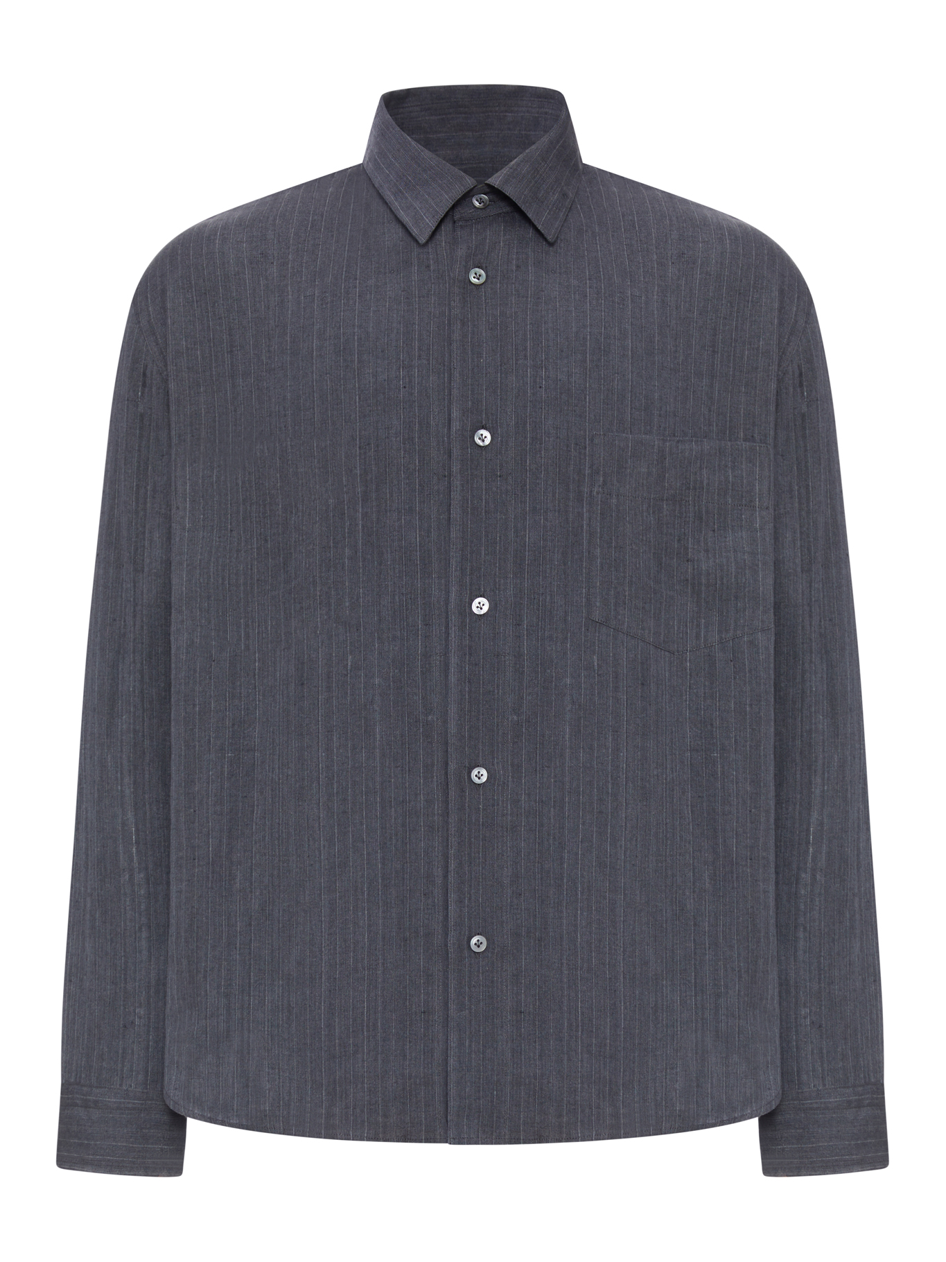 STRIPED LINEN SHIRT PAABUPACA66204930BI (LARDINI / シャツ・ブラウス ) | LARDINI (ラルディーニ)