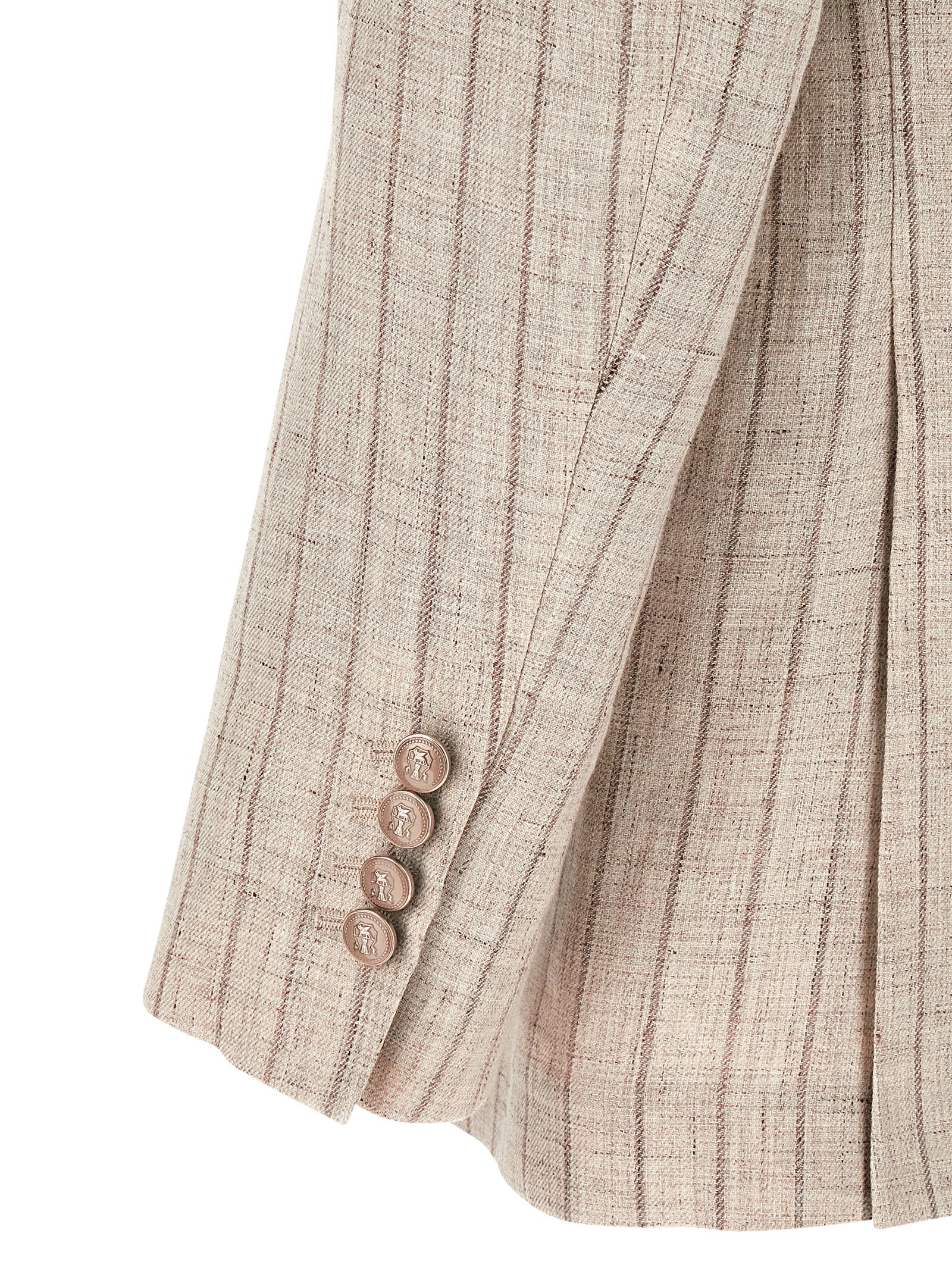 Pinstripe twill blazer MZ4127BPD8C6183 (Brunello Cucinelli / ブレザー・ジャケット ) | Brunello Cucinelli (ブルネロ・クチネリ)(3)