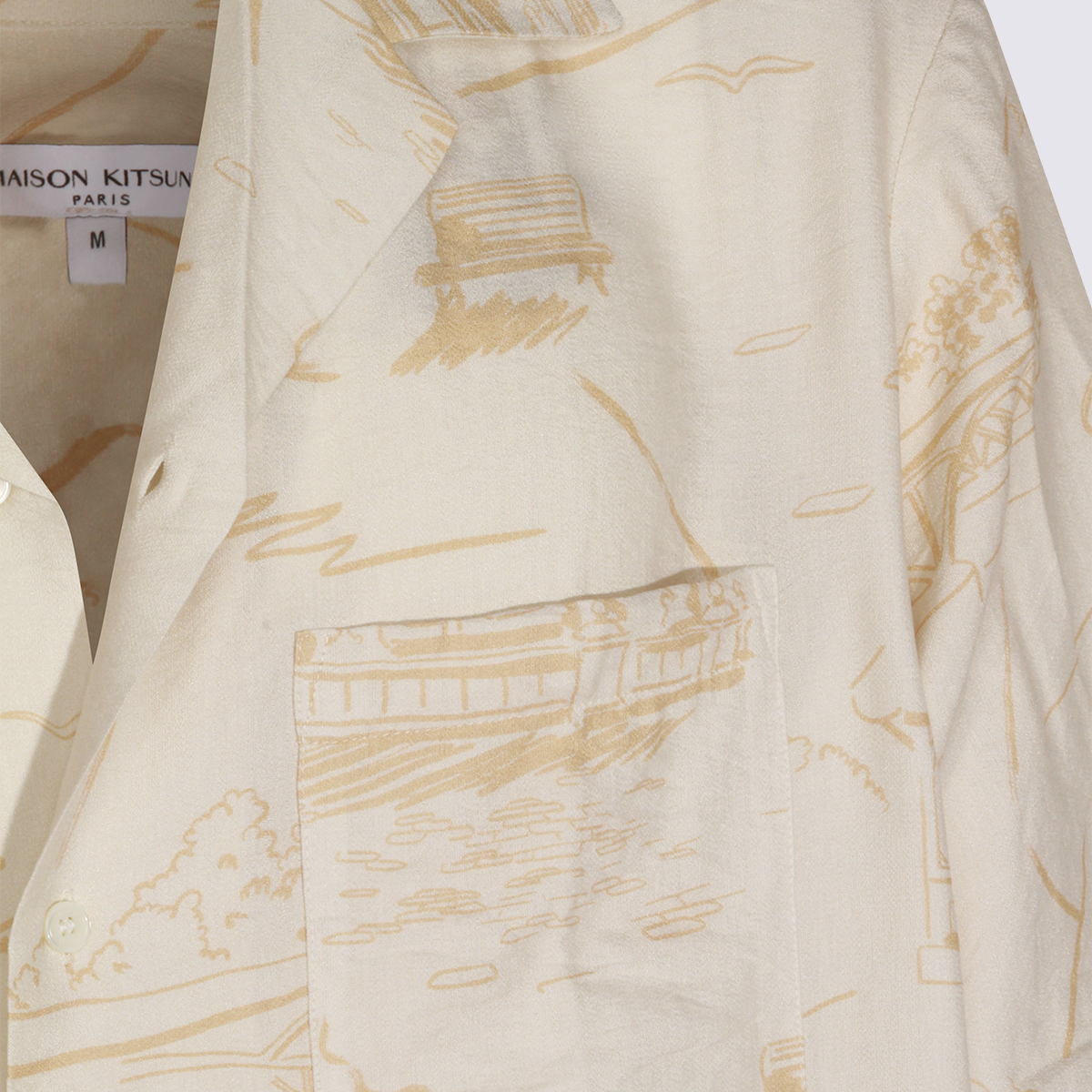 MAISON KITSUNE' Shirts QM00404WW91030522 (Maison Kitsuné / シャツ・ブラウス ) | Maison Kitsuné (メゾン キツネ)(2)