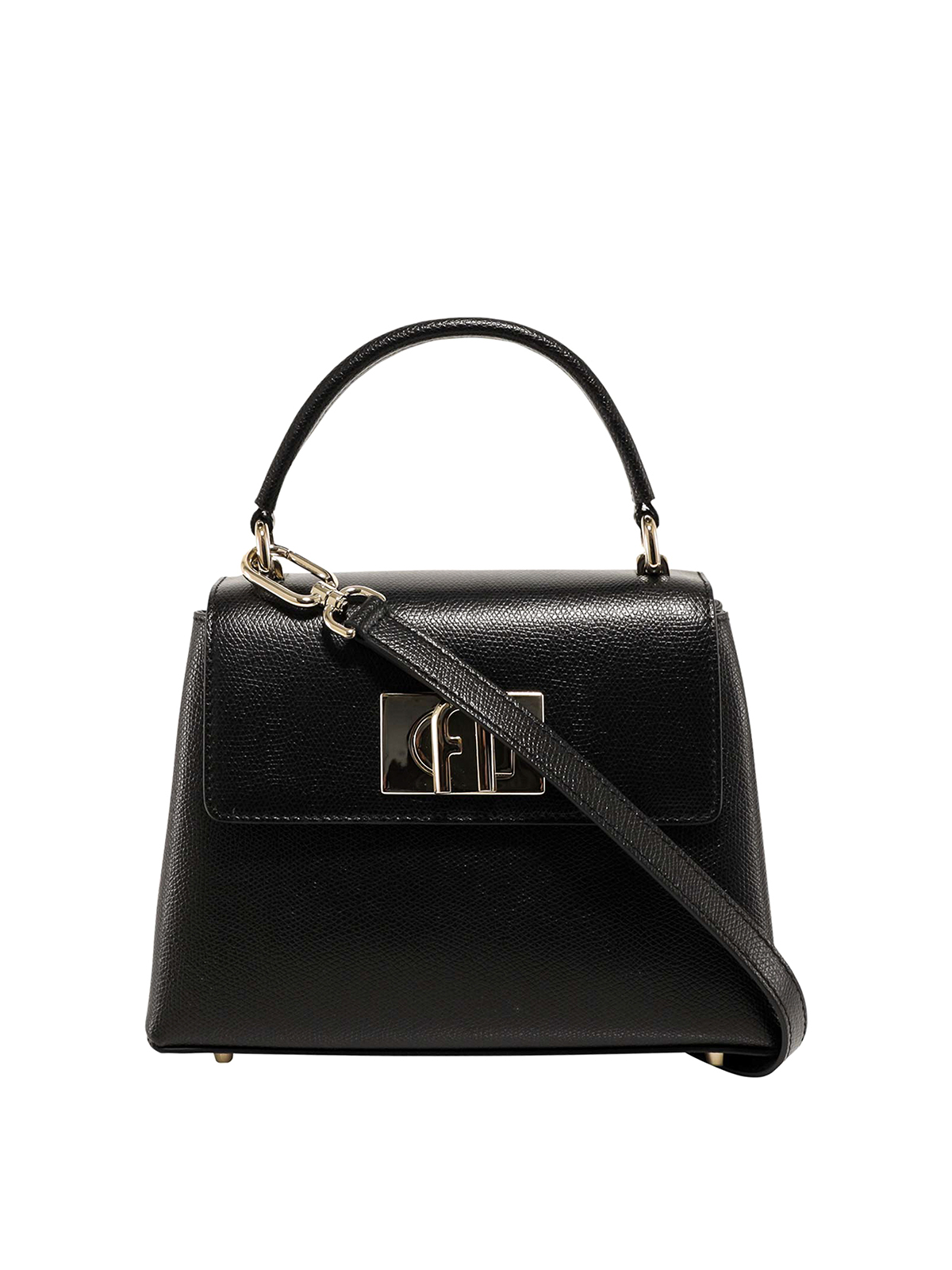 Grained leather handbag WB00109ARE000NERO (FURLA / ハンドバッグ・ショルダーバッグ ) | FURLA (フルラ)