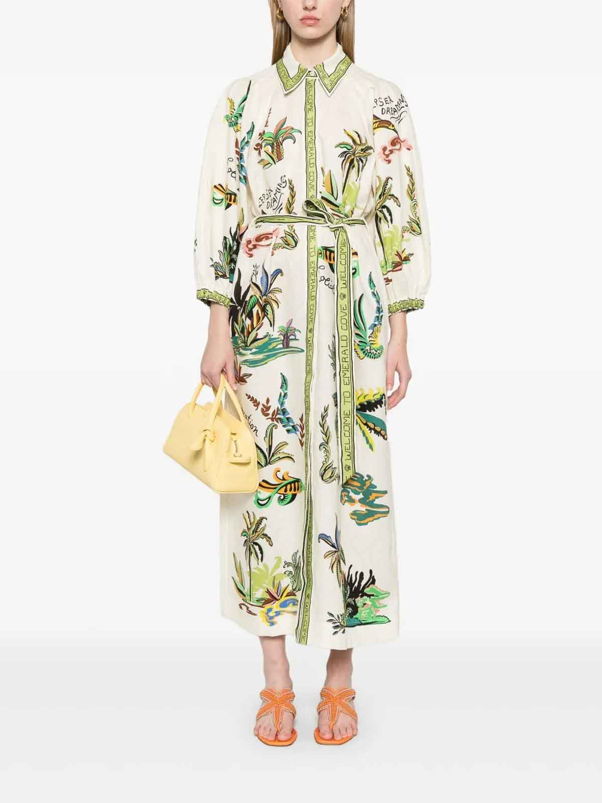 Day Dream Linen Shirtdress 4979DCREAM (ALÉMAIS / ワンピース・ドレス・オールインワン ) | ALÉMAIS (アレメ)(1)