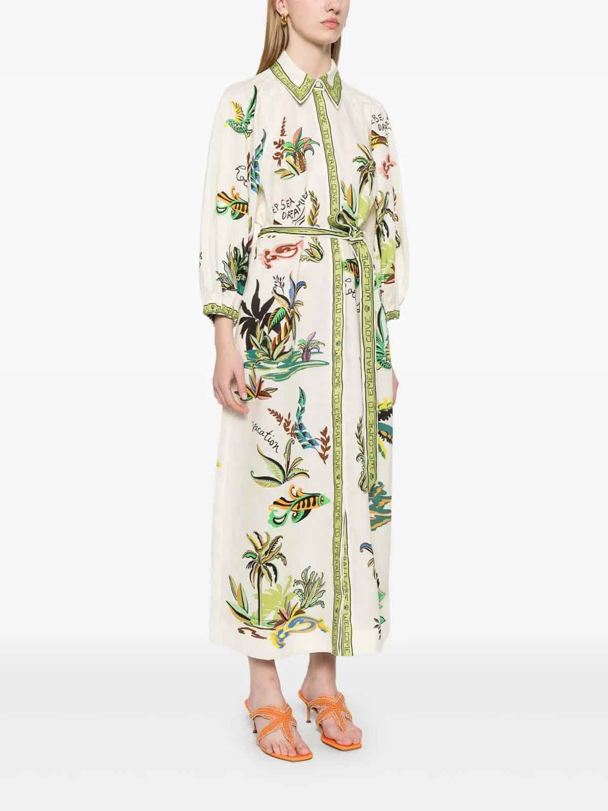 Day Dream Linen Shirtdress 4979DCREAM (ALÉMAIS / ワンピース・ドレス・オールインワン ) | ALÉMAIS (アレメ)(2)