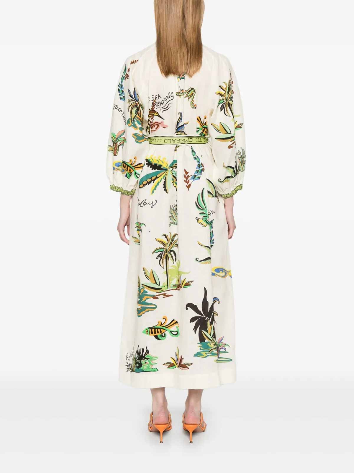 Day Dream Linen Shirtdress 4979DCREAM (ALÉMAIS / ワンピース・ドレス・オールインワン ) | ALÉMAIS (アレメ)(3)