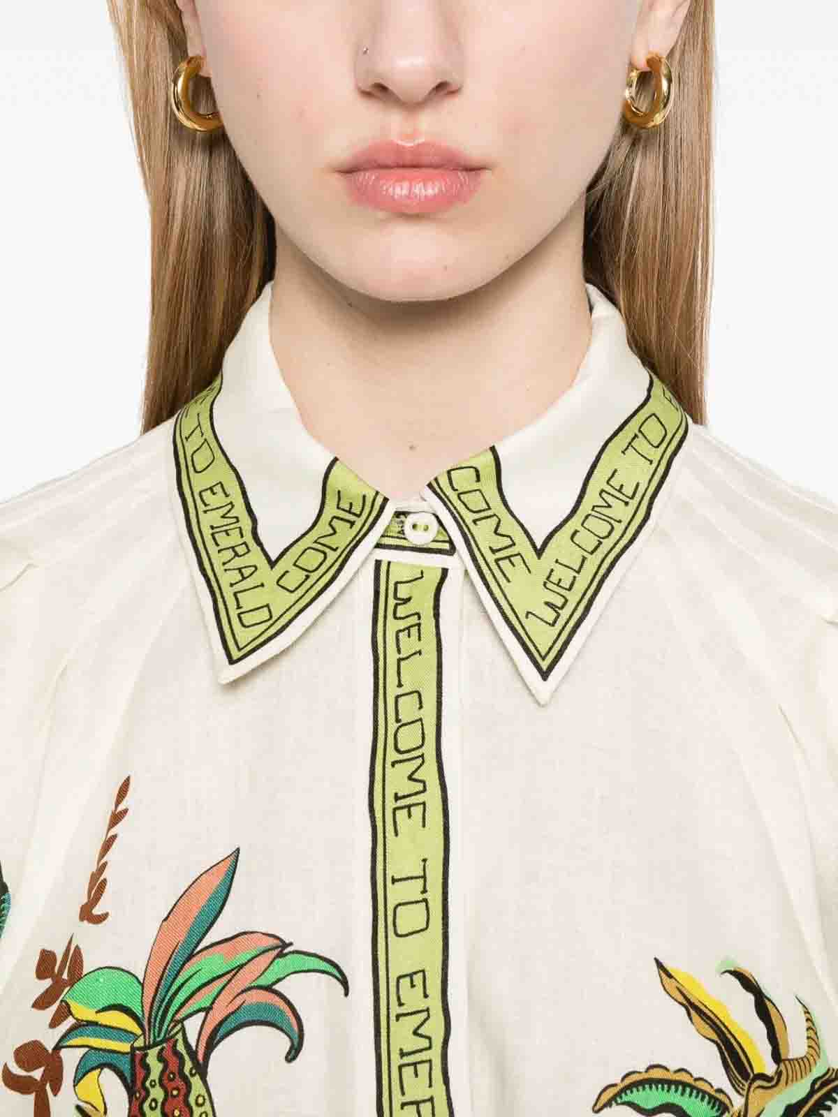 Day Dream Linen Shirtdress 4979DCREAM (ALÉMAIS / ワンピース・ドレス・オールインワン ) | ALÉMAIS (アレメ)(4)