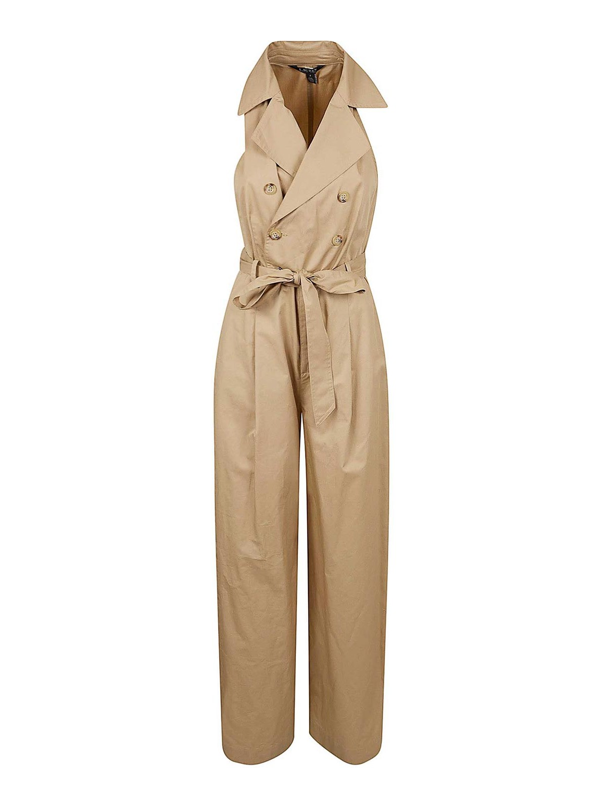 Woven-Wide Leg-Jumpsuit 200P13457001 (LAUREN RALPH LAUREN / ワンピース・ドレス・オールインワン ) | LAUREN RALPH LAUREN (ローレン ラルフ ローレン)