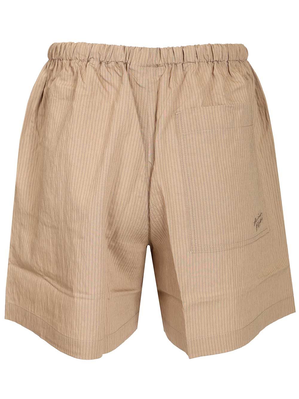 ELASTICATED STRIPED SHORTS QW01402WC50840490 (Maison Kitsuné / ショートパンツ ) | Maison Kitsuné (メゾン キツネ)(1)