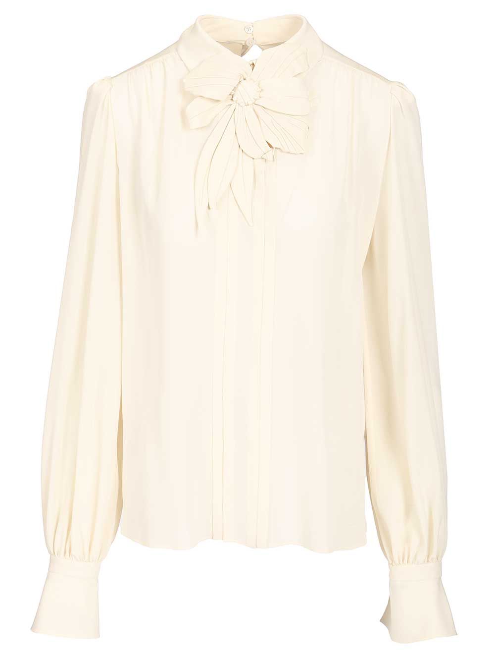 Blouse with detail 8B0AEBX021BAD6 (Valentino Garavani / シャツ・ブラウス ) | Valentino Garavani (ヴァレンティノ)