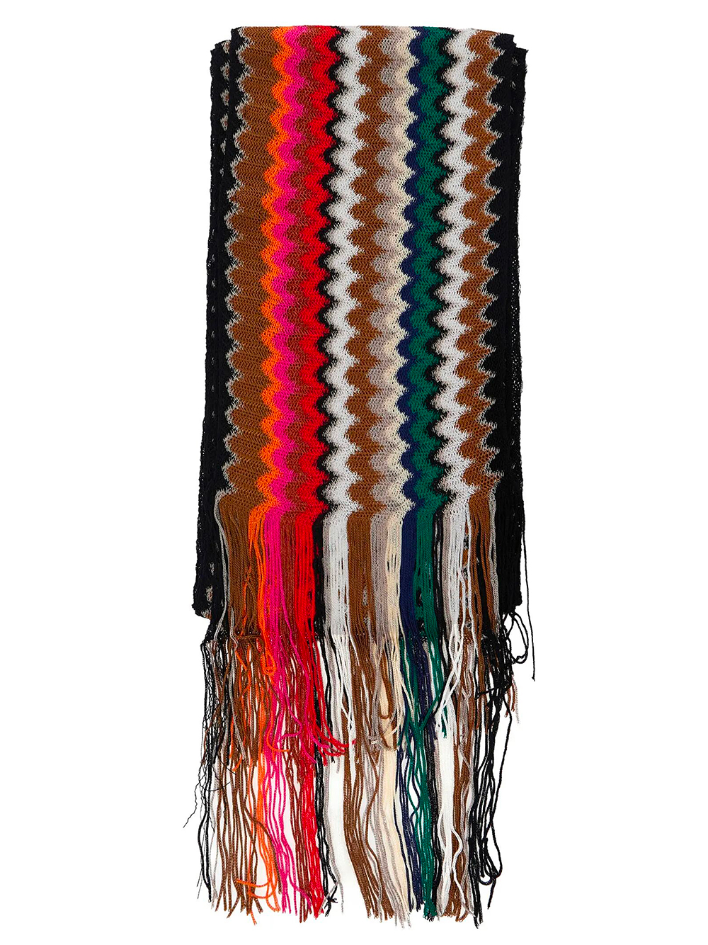 ZIG-ZAG VISCOSE FRINGED SCARF SCS8VIDA5090001 (MISSONI / スカーフ・マフラー ) | MISSONI (ミッソー二)