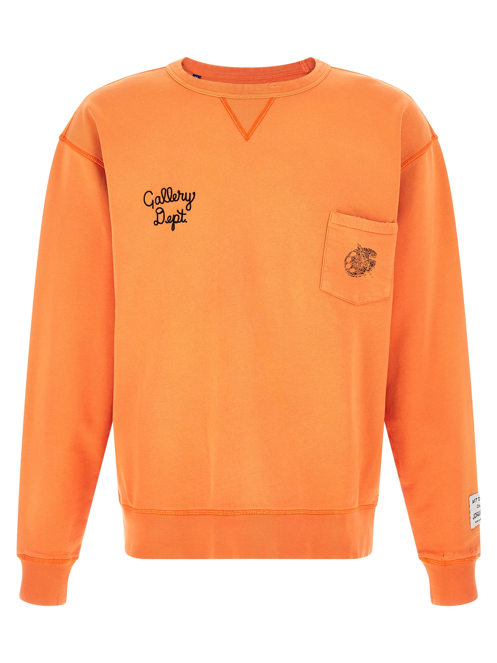 'Art Expert' sweatshirt OUT014ORANGE (GALLERY DEPT / スウェット・フーディー ) | GALLERY DEPT (ギャラリー デプト)