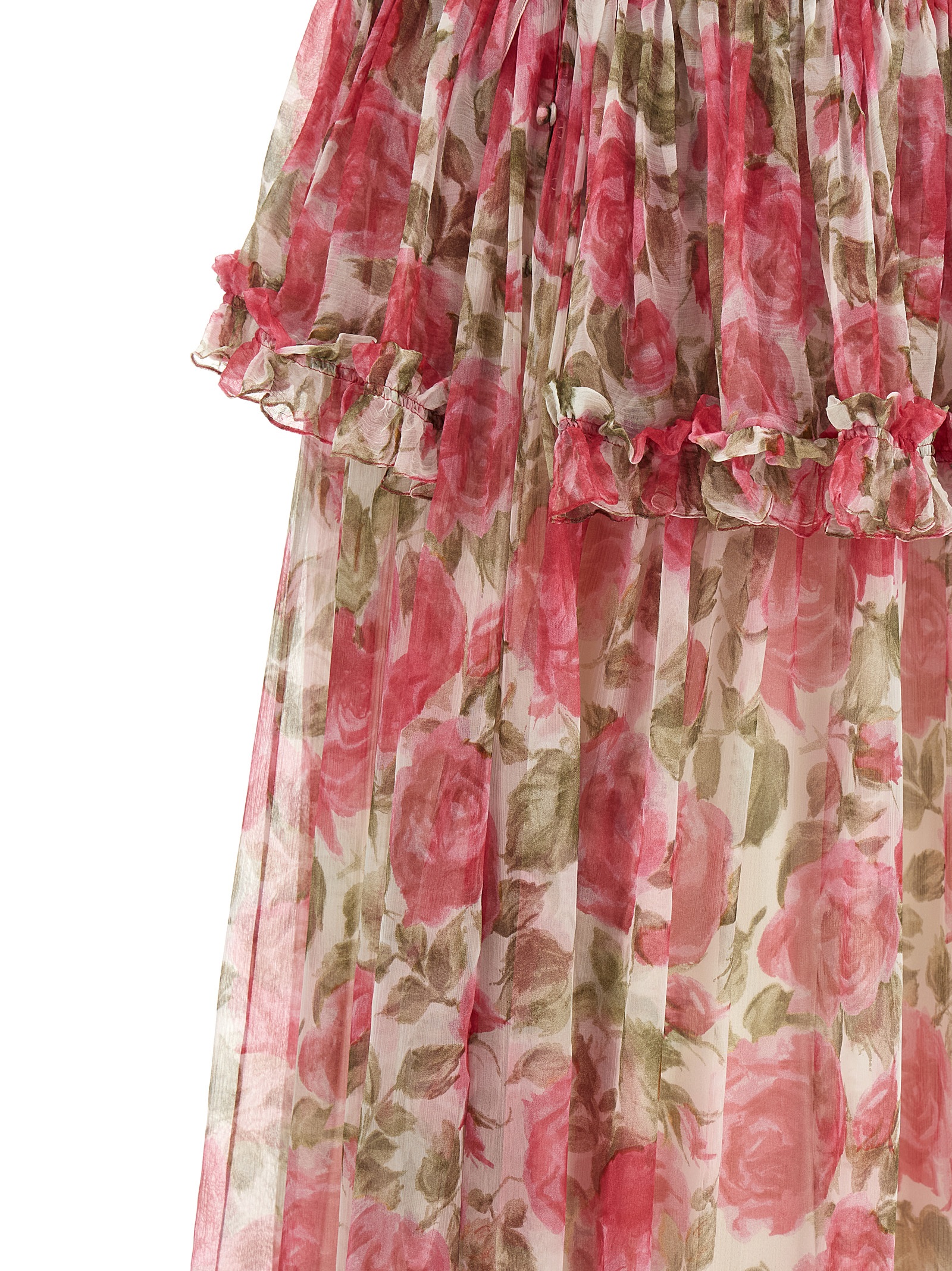 Silk muslin dress CH26UR12427891Y (Chloé / ワンピース・ドレス・オールインワン ) | Chloé (クロエ)(3)