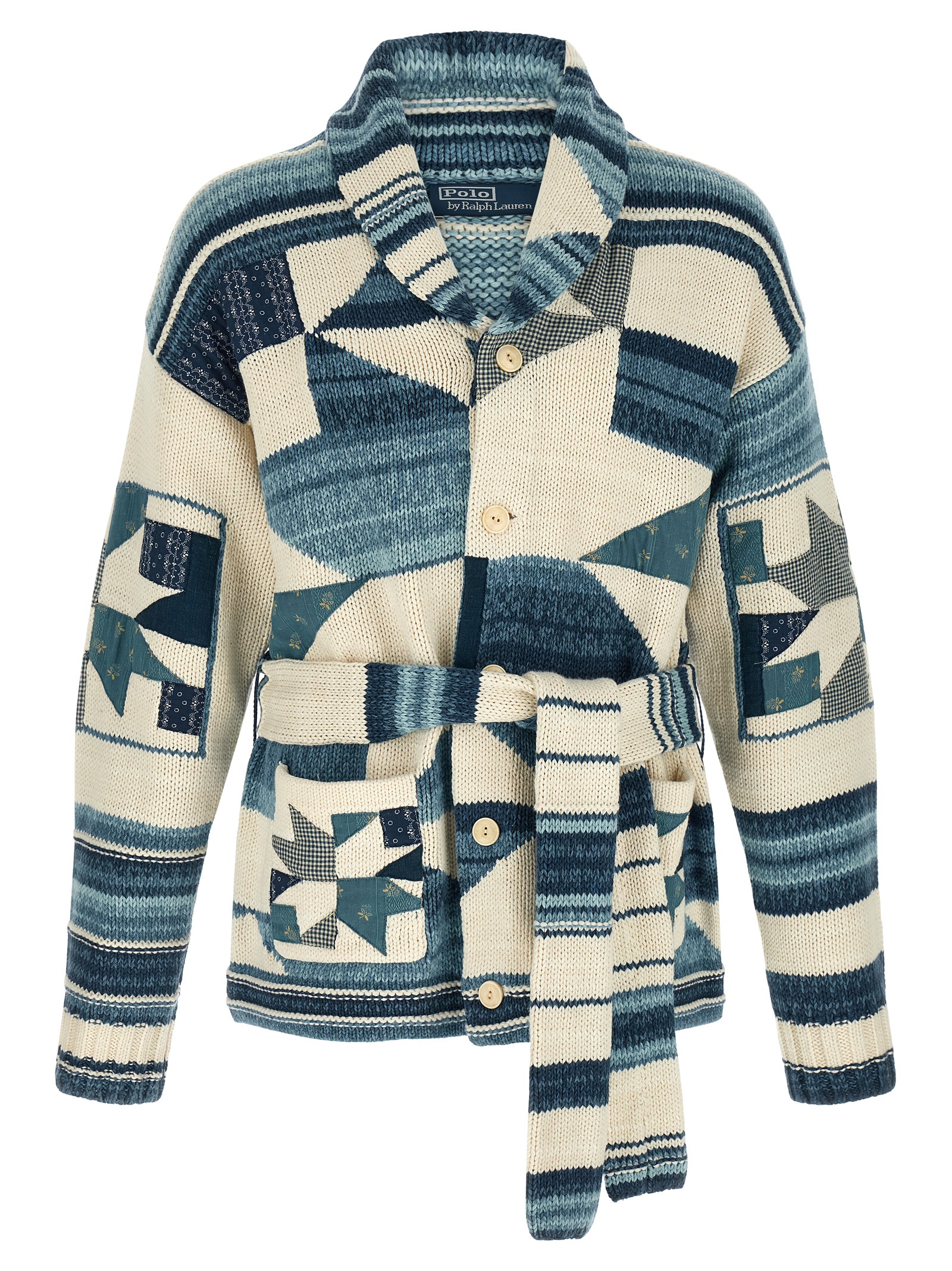 Patchwork cardigan 710A12800001 (Polo Ralph Lauren / ニット・セーター・カーディガン ) | Polo Ralph Lauren (ポロ ラルフ ローレン)