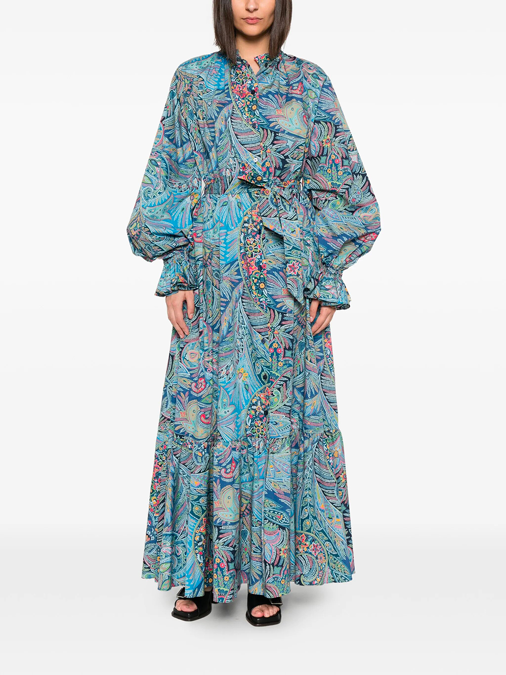 LONG CHEMISIER DRESS WRHA063199SAEI4X0887 (ETRO / ワンピース・ドレス・オールインワン ) | ETRO (エトロ)(4)
