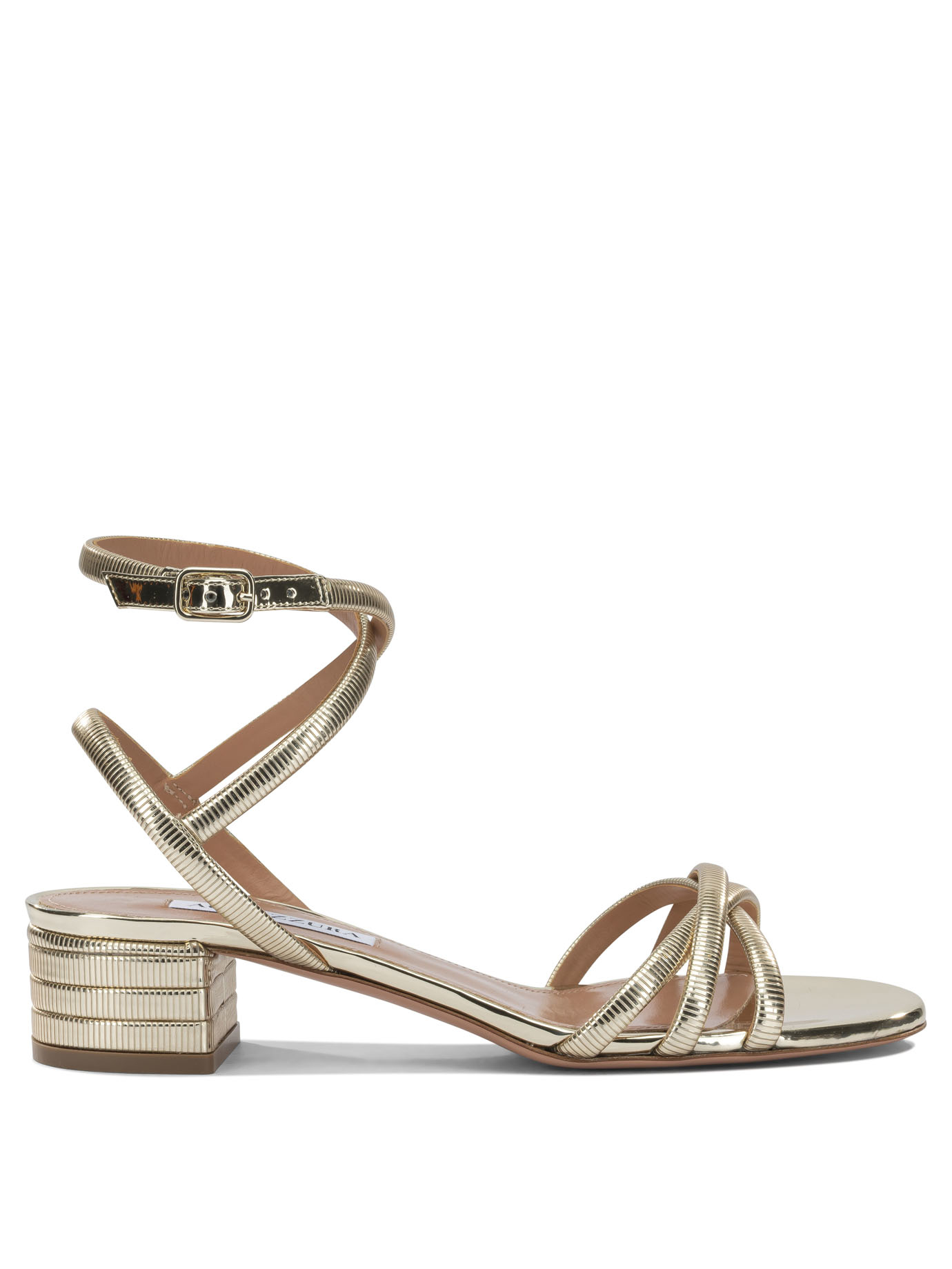 "Heatweave 35MM" heeled sandals. HTWMIDS0SSYSOG (AQUAZZURA / サンダル ) | AQUAZZURA (アクアズーラ)