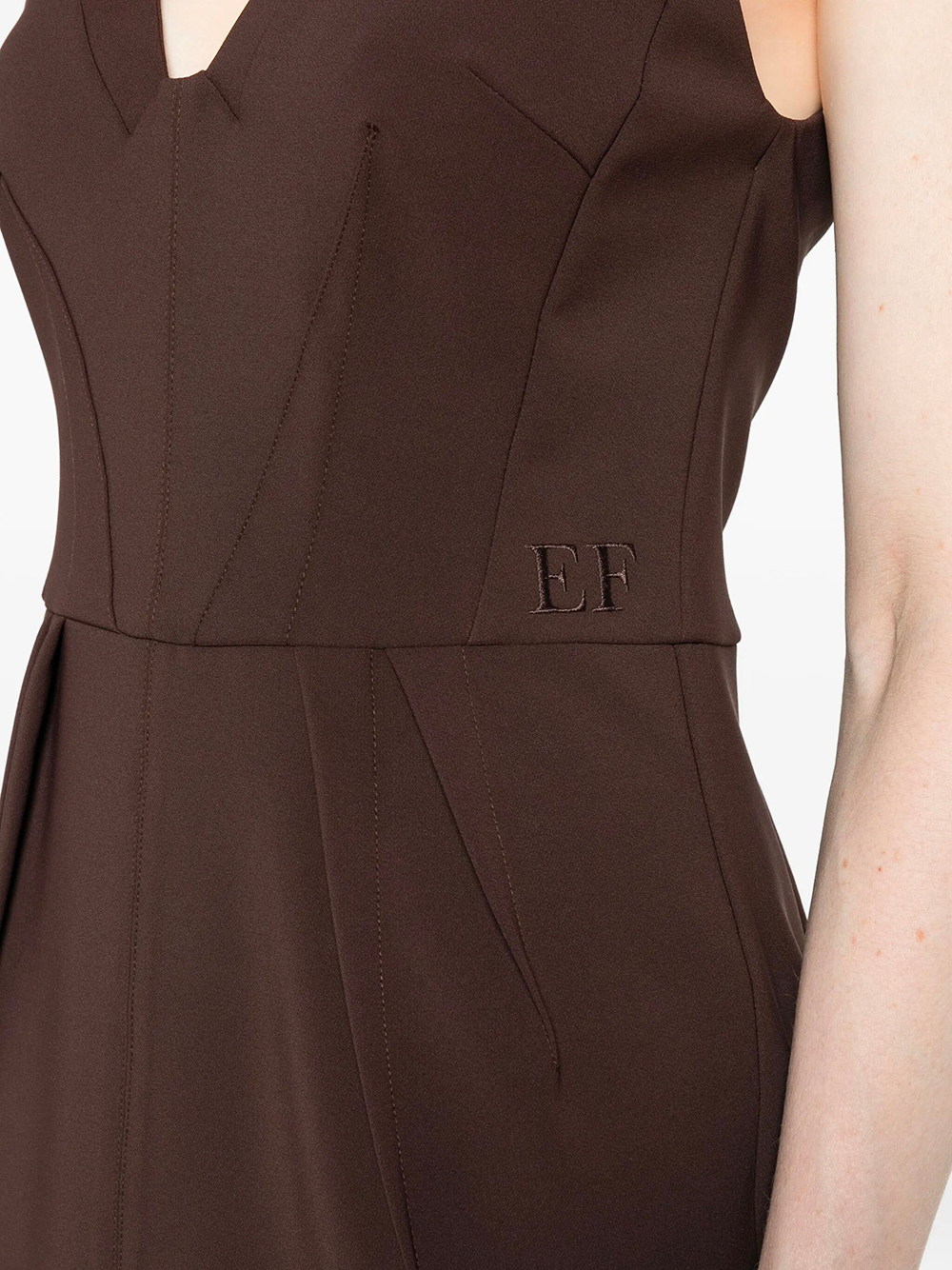 LIGHT CREPE DRESS AB94162E2644 (Elisabetta Franchi / ワンピース・ドレス・オールインワン ) | Elisabetta Franchi (エリザベッタ フランキ)(2)