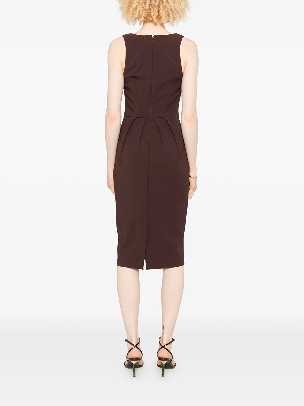 LIGHT CREPE DRESS AB94162E2644 (Elisabetta Franchi / ワンピース・ドレス・オールインワン ) | Elisabetta Franchi (エリザベッタ フランキ)(3)