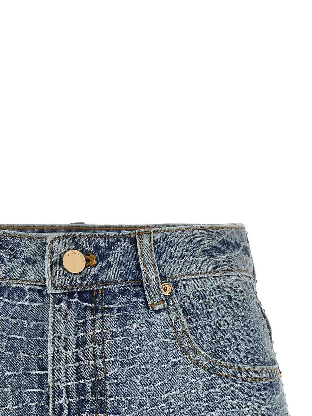 Rhinestone Shorts SS26804PBBLUE (self-portrait / ショートパンツ ) | self-portrait (セルフ・ポートレイト)(2)