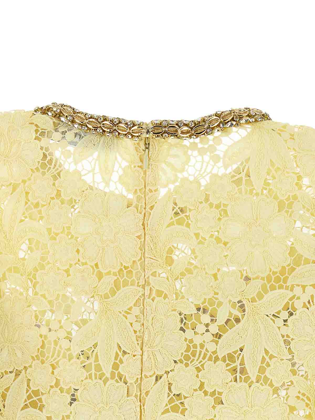 Yellow Lace Top SS26096TAYELLOW (self-portrait / シャツ・ブラウス ) | self-portrait (セルフ・ポートレイト)(3)