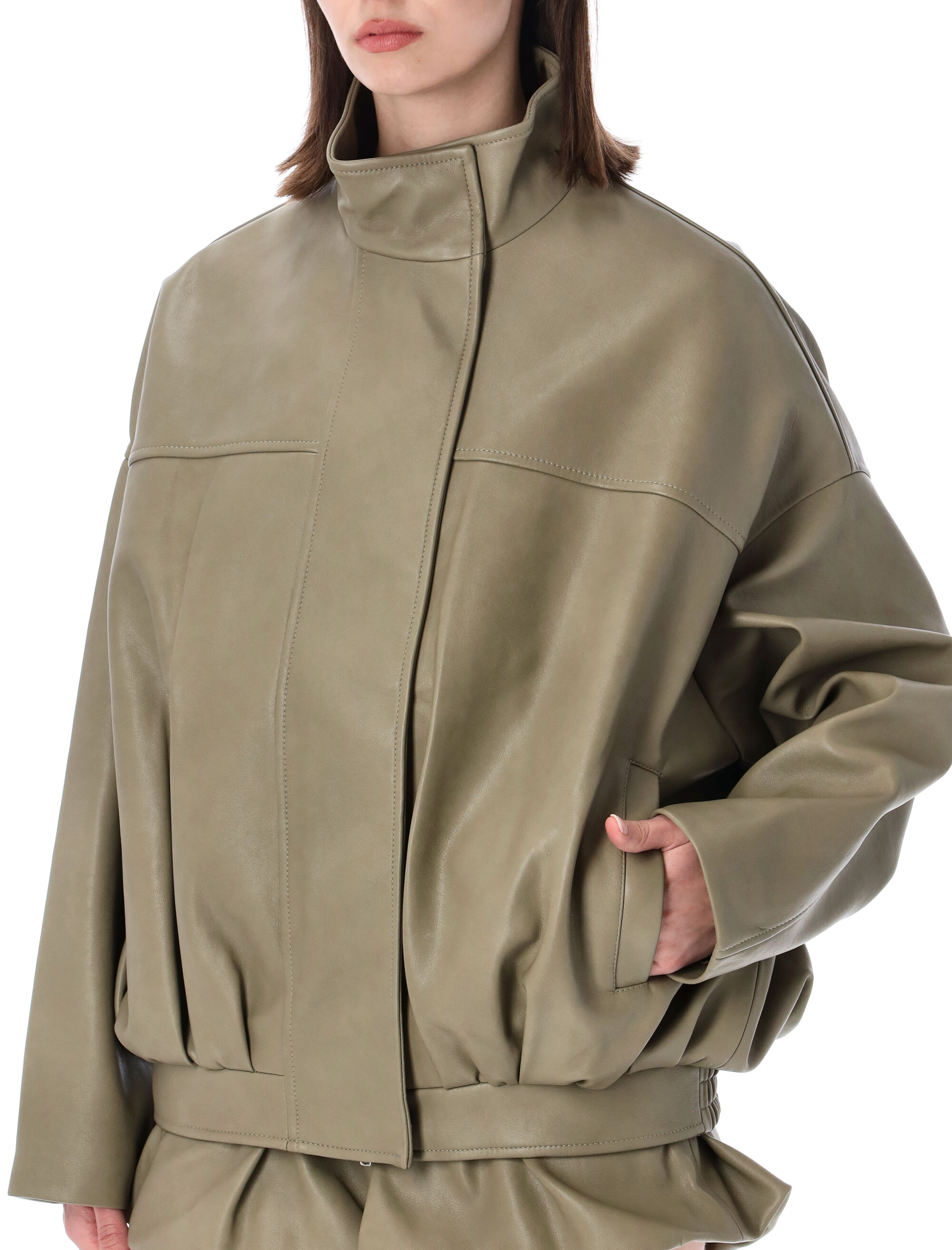 THE FRANKIE SHOP Coats JAFS21915430SAGE (The Frankie Shop / カジュアルジャケット ) | The Frankie Shop (ザ フランキー ショップ)(2)